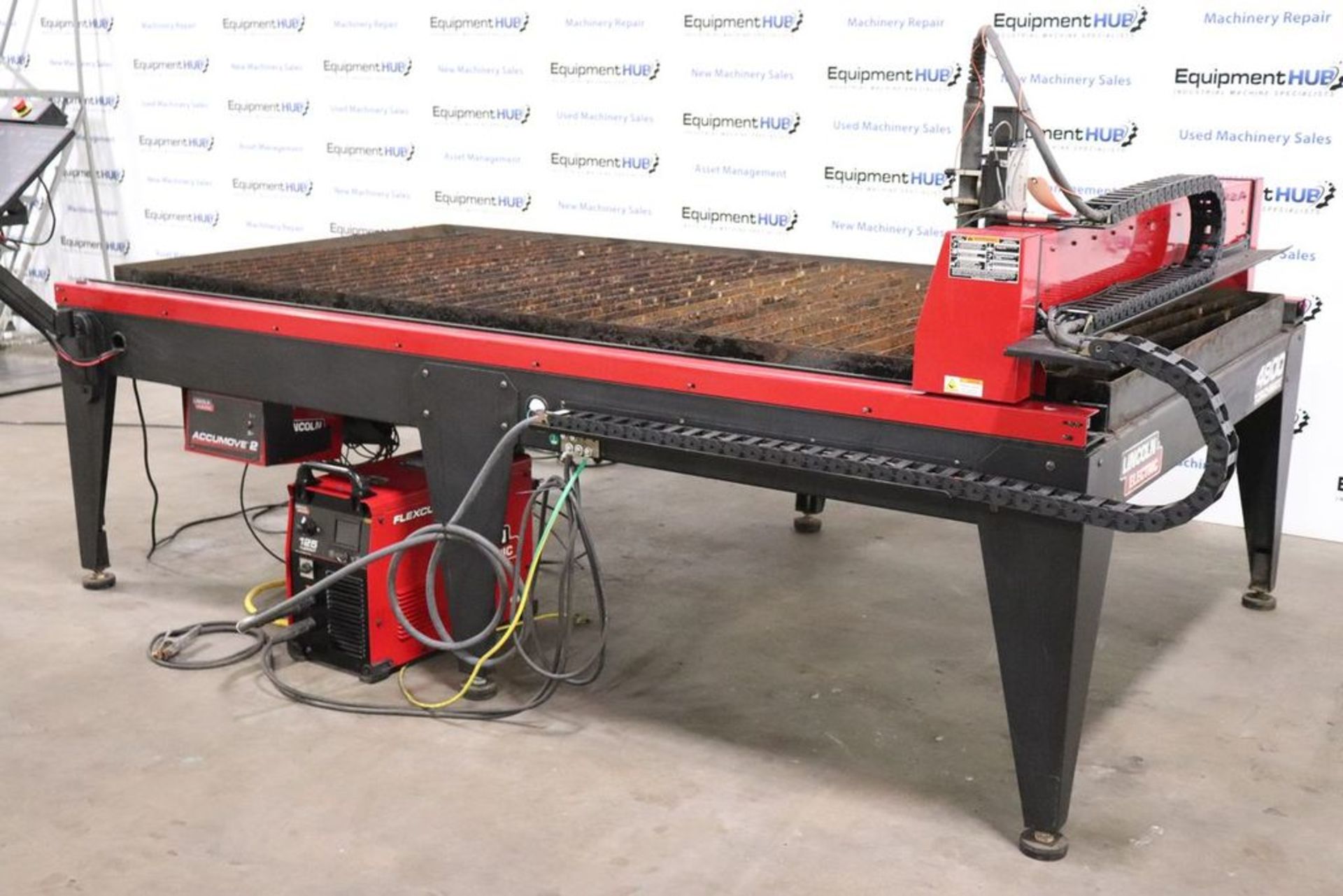 2018 Lincoln Torchmate 4800 4′ x 8′ CNC Cutting Table with FlexCut 125 Amp Plasma Cutter Source - Image 3 of 21