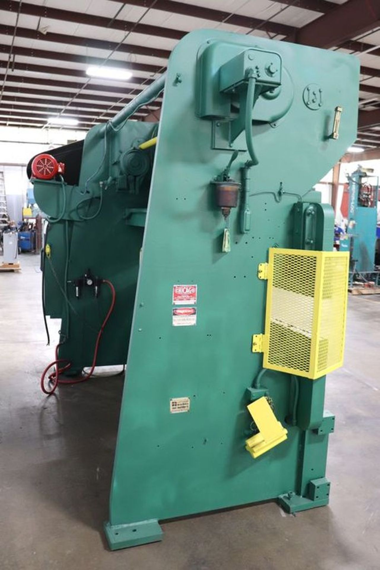 Chicago Dreis & Krump 810-L 90 Ton x 10′ Mechanical Press Brake w/ Air Clutch & Brake - Image 14 of 17