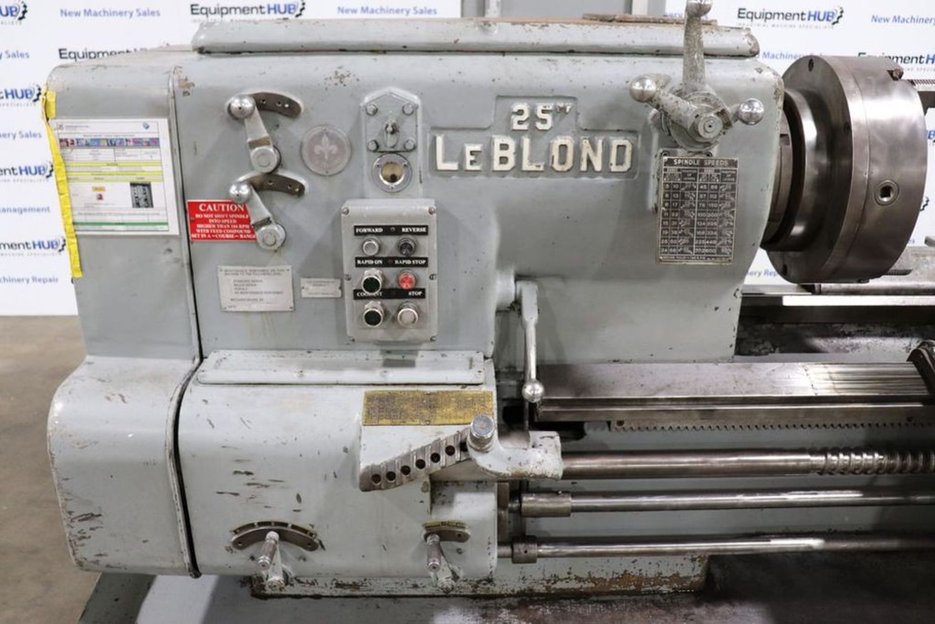 LeBlond 25″ x 40″ Heavy Duty Engine Lathe, 30HP - Image 7 of 14