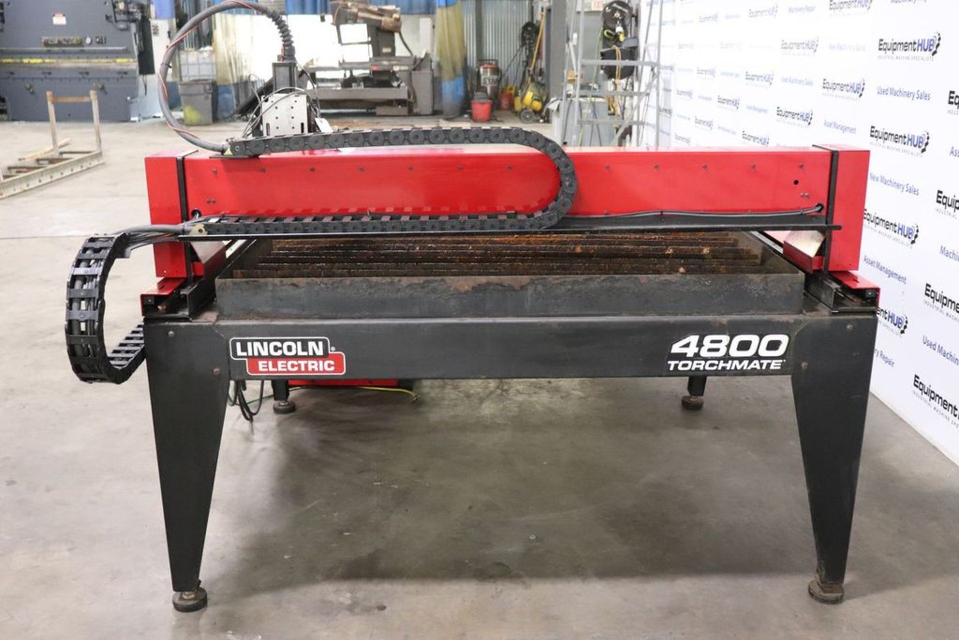 2018 Lincoln Torchmate 4800 4′ x 8′ CNC Cutting Table with FlexCut 125 Amp Plasma Cutter Source - Image 11 of 21