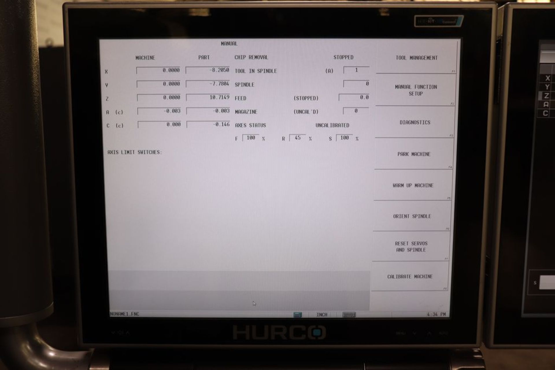 2020 Hurco VM10Ui 5-Axis Integrated Trunnion CNC Vertical Machining Center - Image 4 of 23