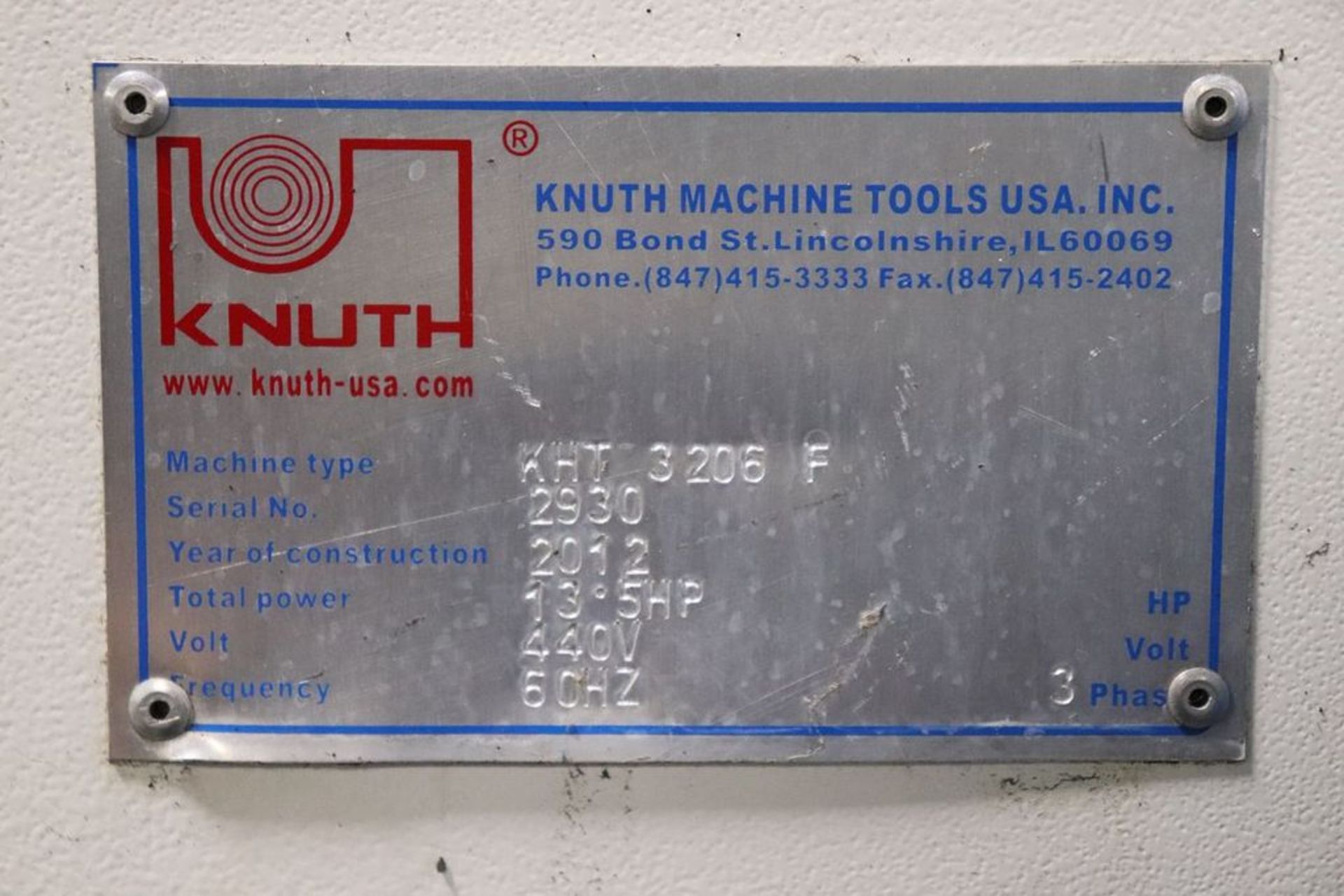 2012 Knuth KHT 3206F 6mm (.24") x 3200mm (125.98") Hydraulic Shear w/ NC Controlled Back Gauge - Image 18 of 19