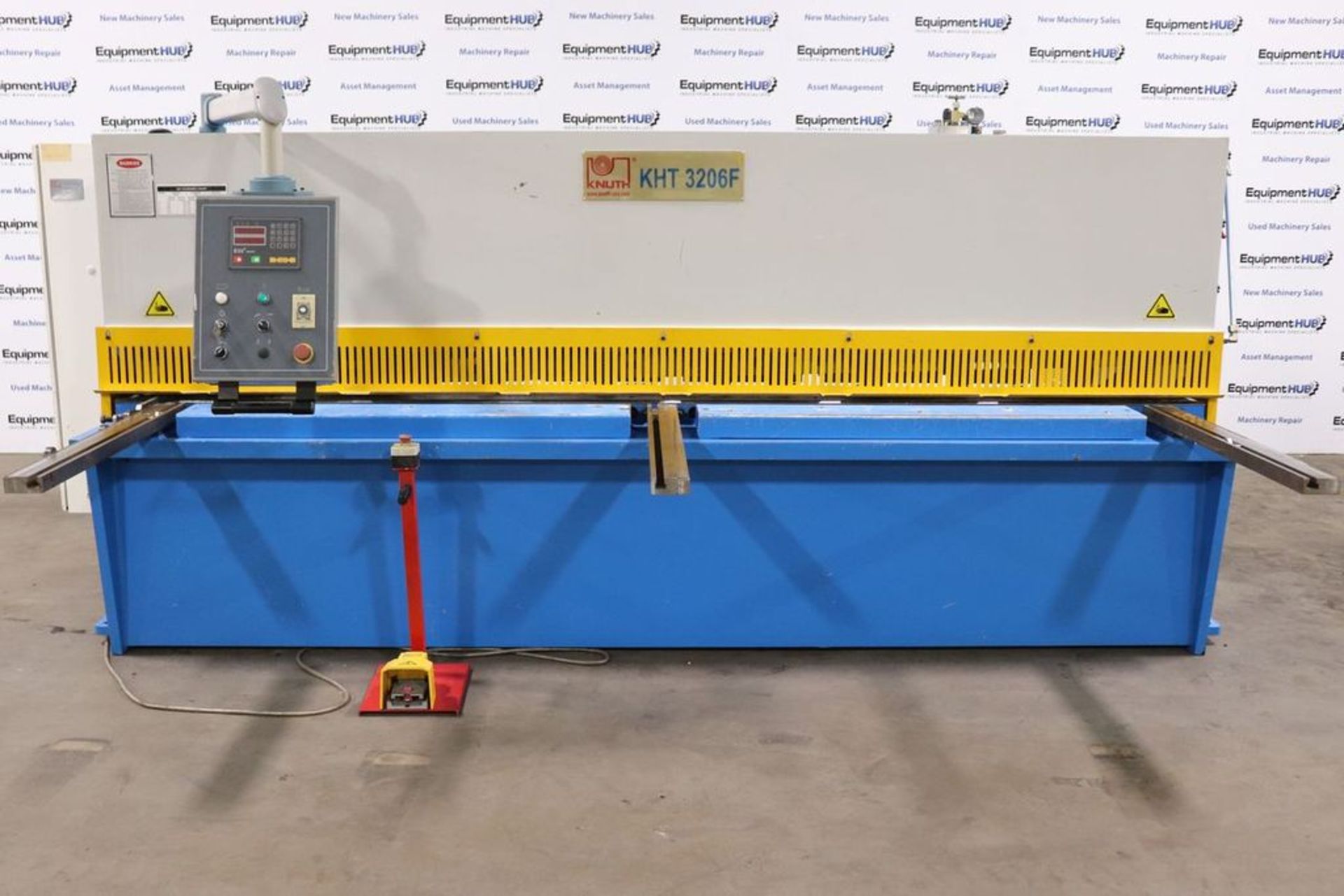 2012 Knuth KHT 3206F 6mm (.24") x 3200mm (125.98") Hydraulic Shear w/ NC Controlled Back Gauge