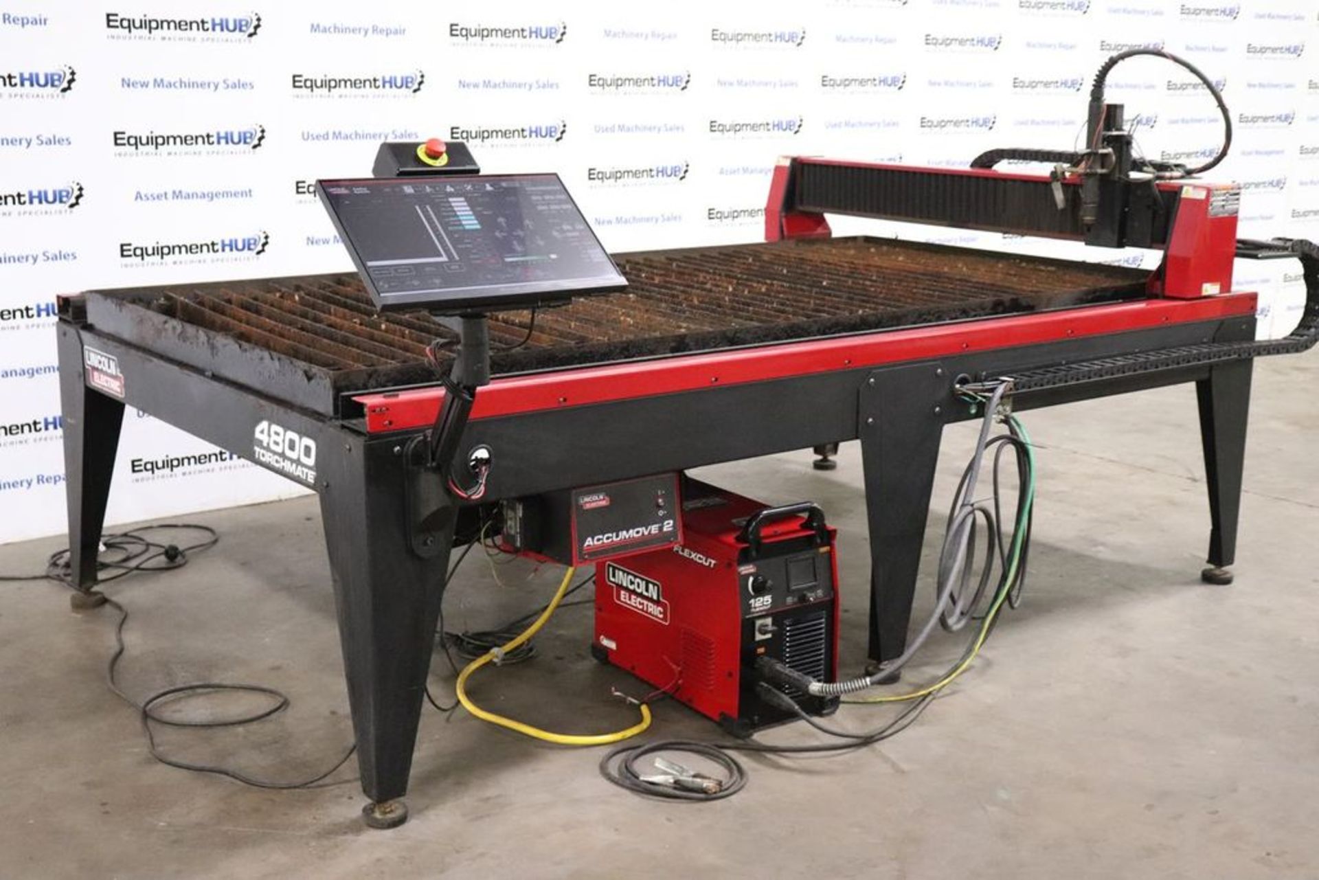 2018 Lincoln Torchmate 4800 4′ x 8′ CNC Cutting Table with FlexCut 125 Amp Plasma Cutter Source