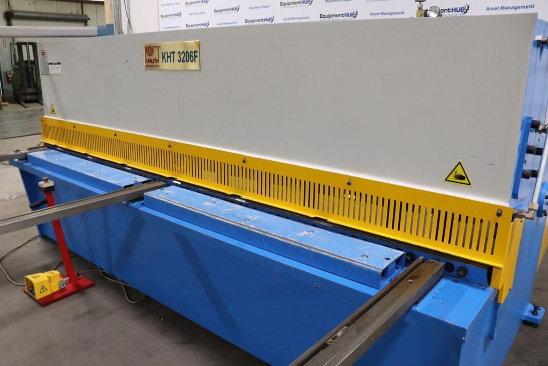 2012 Knuth KHT 3206F 6mm (.24") x 3200mm (125.98") Hydraulic Shear w/ NC Controlled Back Gauge - Image 7 of 19