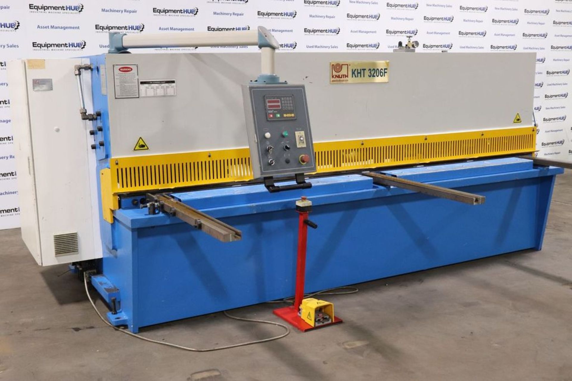 2012 Knuth KHT 3206F 6mm (.24") x 3200mm (125.98") Hydraulic Shear w/ NC Controlled Back Gauge - Image 2 of 19