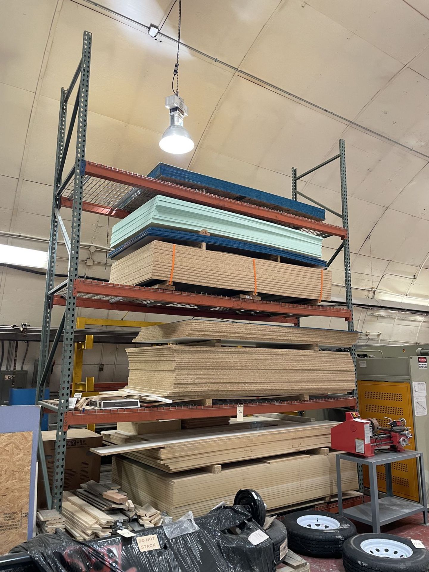 Pallet Racking and Sheet Material