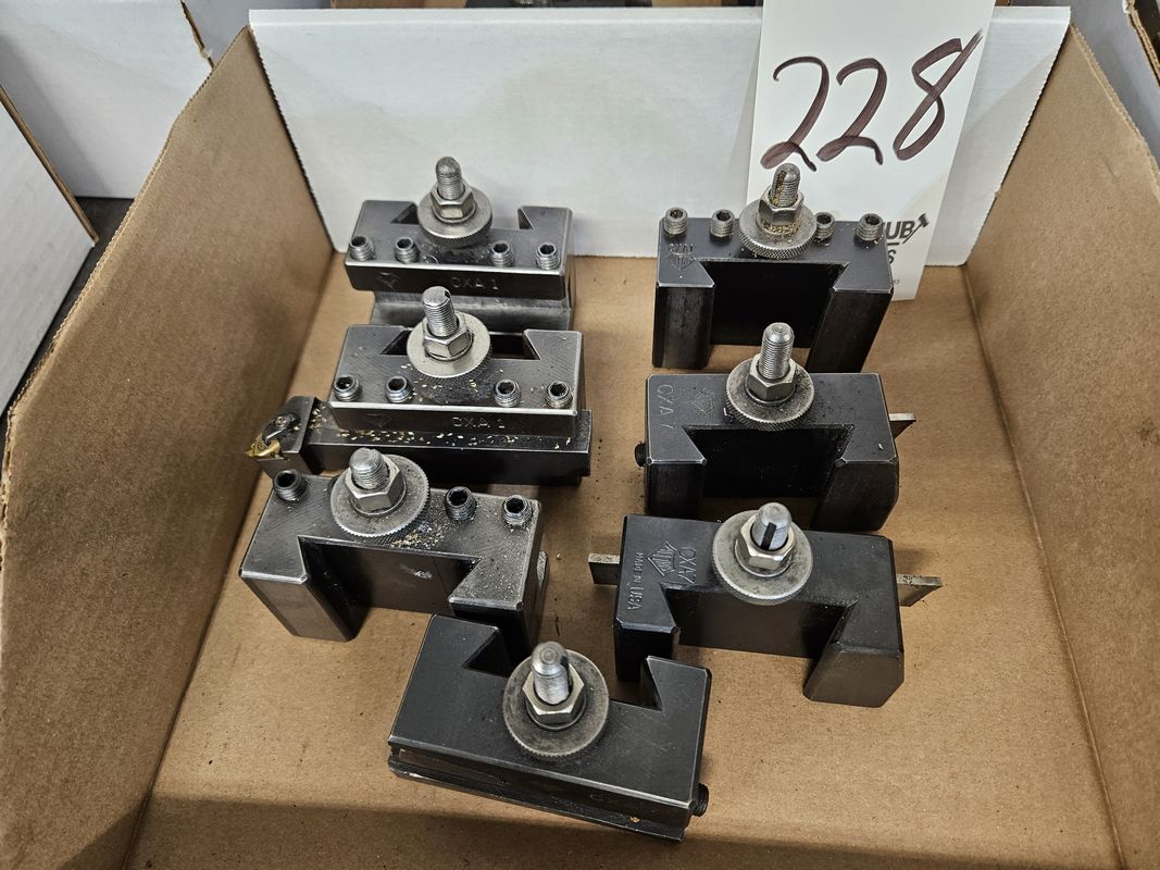 Aloris CXA 5C Collet Holder For CNC Lathe – Quick Change, Made In USA