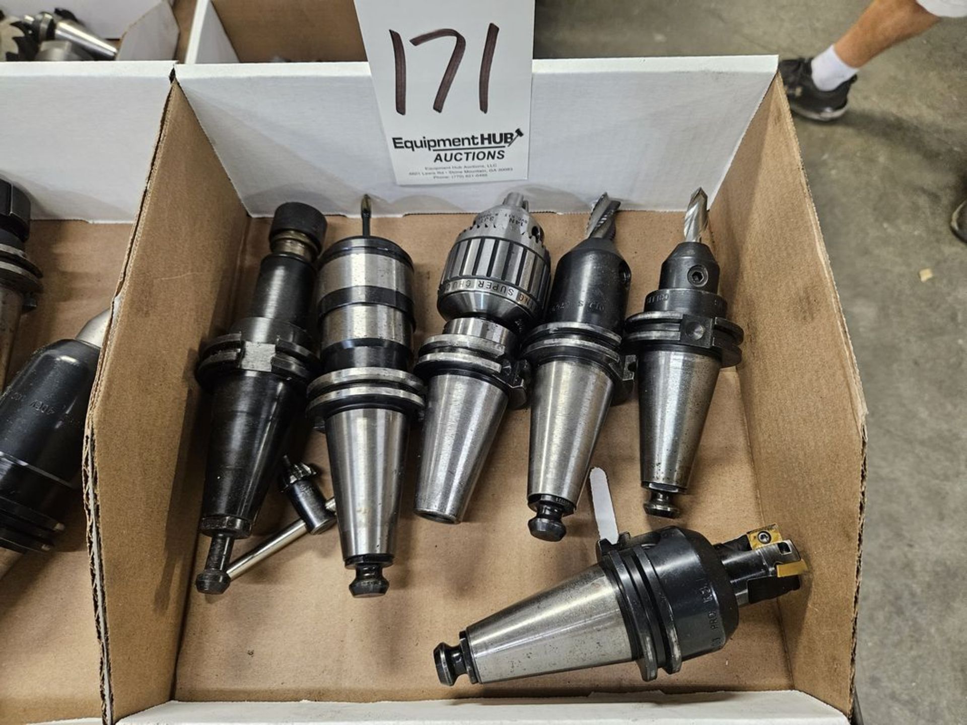 (6) Assorted CAT40 Tool Holders