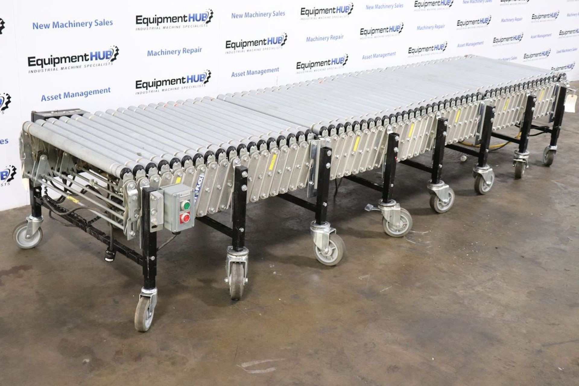 BestFlex / FMH Power 1.9 BFP15-30-15-3 30″ Wide x 16′ Long Flexible Powered Roller Conveyor - Image 2 of 12