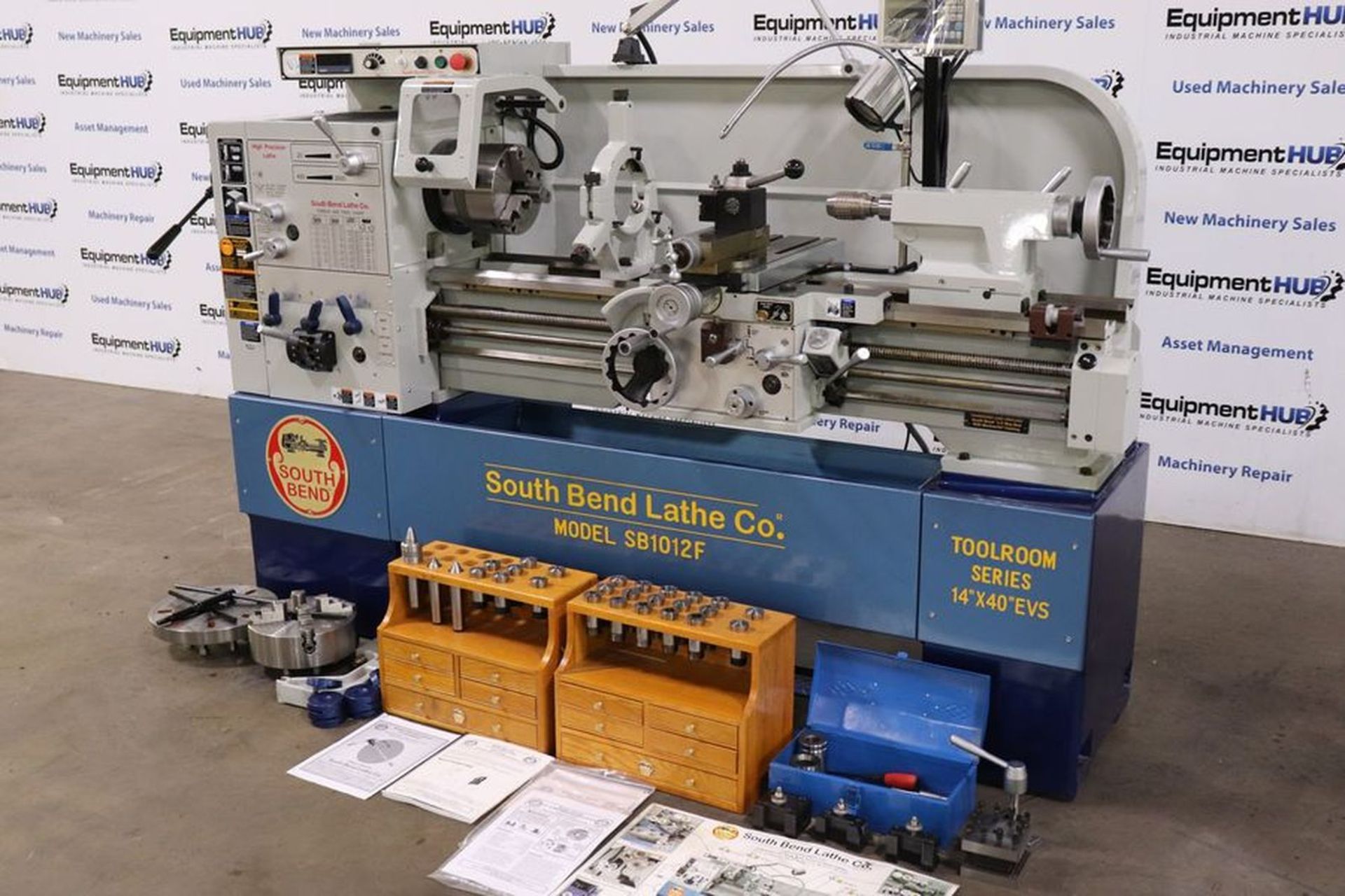 2014 South Bend SB1012F 14″ x 40″ Toolroom Lathe w/ Fagor DRO - Image 3 of 21