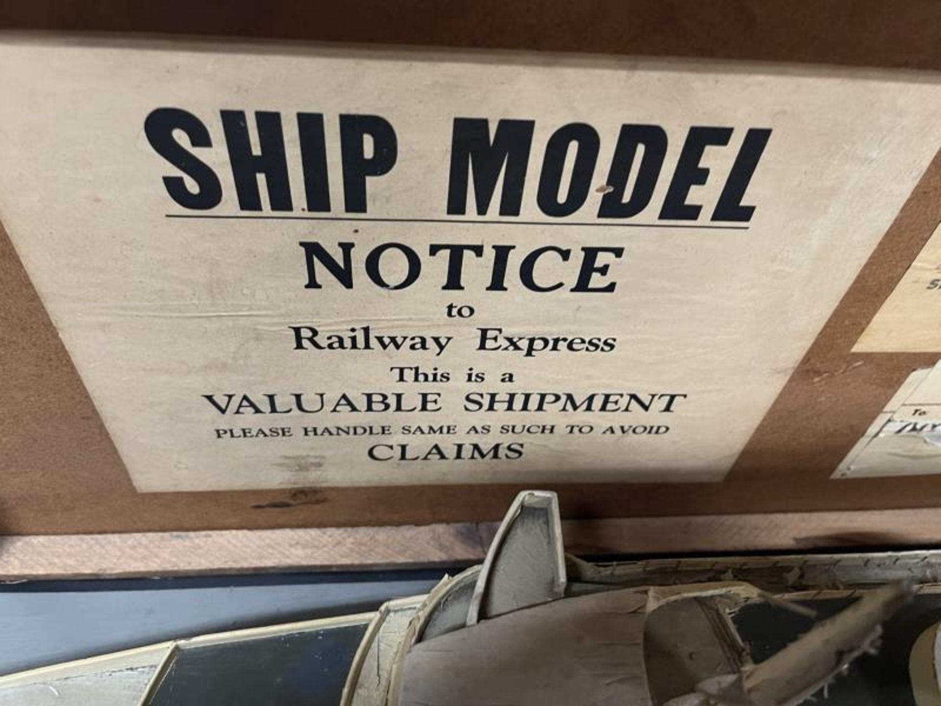 Queen Elizabeth 2 Ship Model with Original Shipping Crate, Missing (6) Life Boats, Paint Loss on - Image 9 of 14