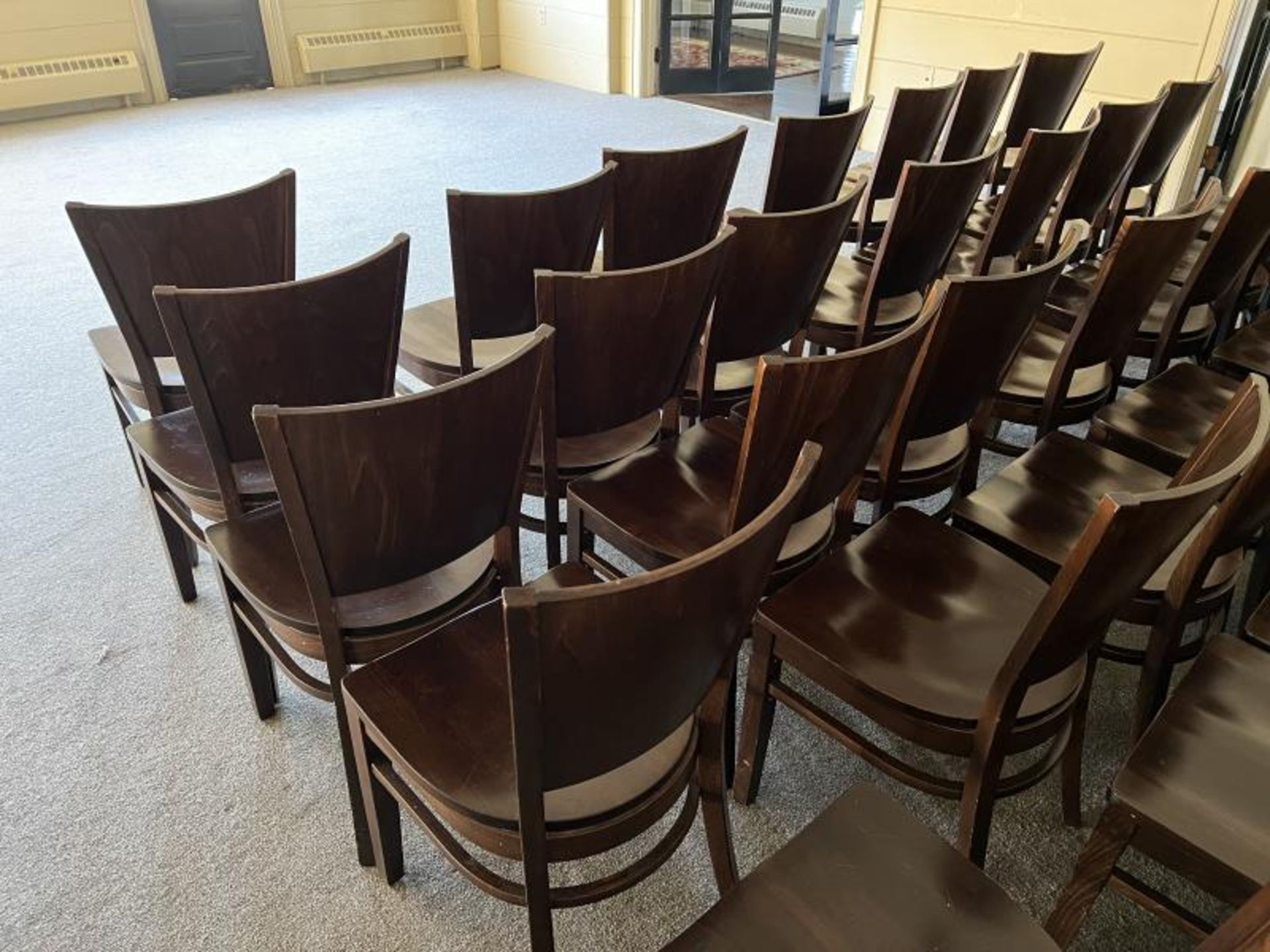 Lot of (28) Chairs, Wood Located R Front Room - Image 4 of 5