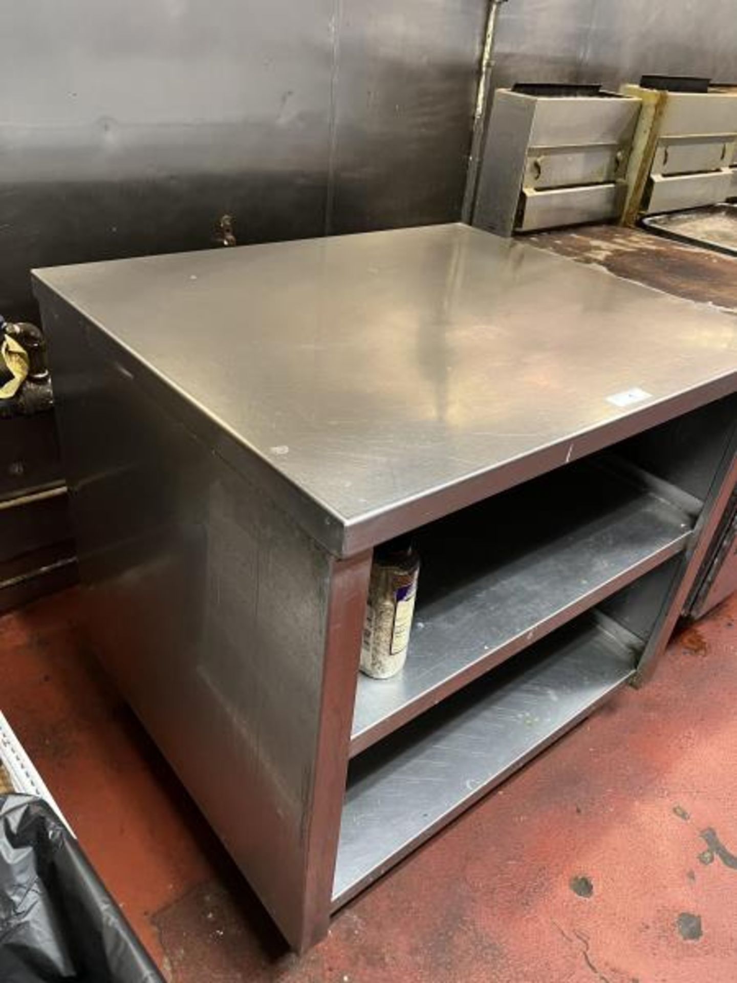 Stainless Steel Prep Table with 2 Under Shelves Main Kitchen - Image 3 of 3