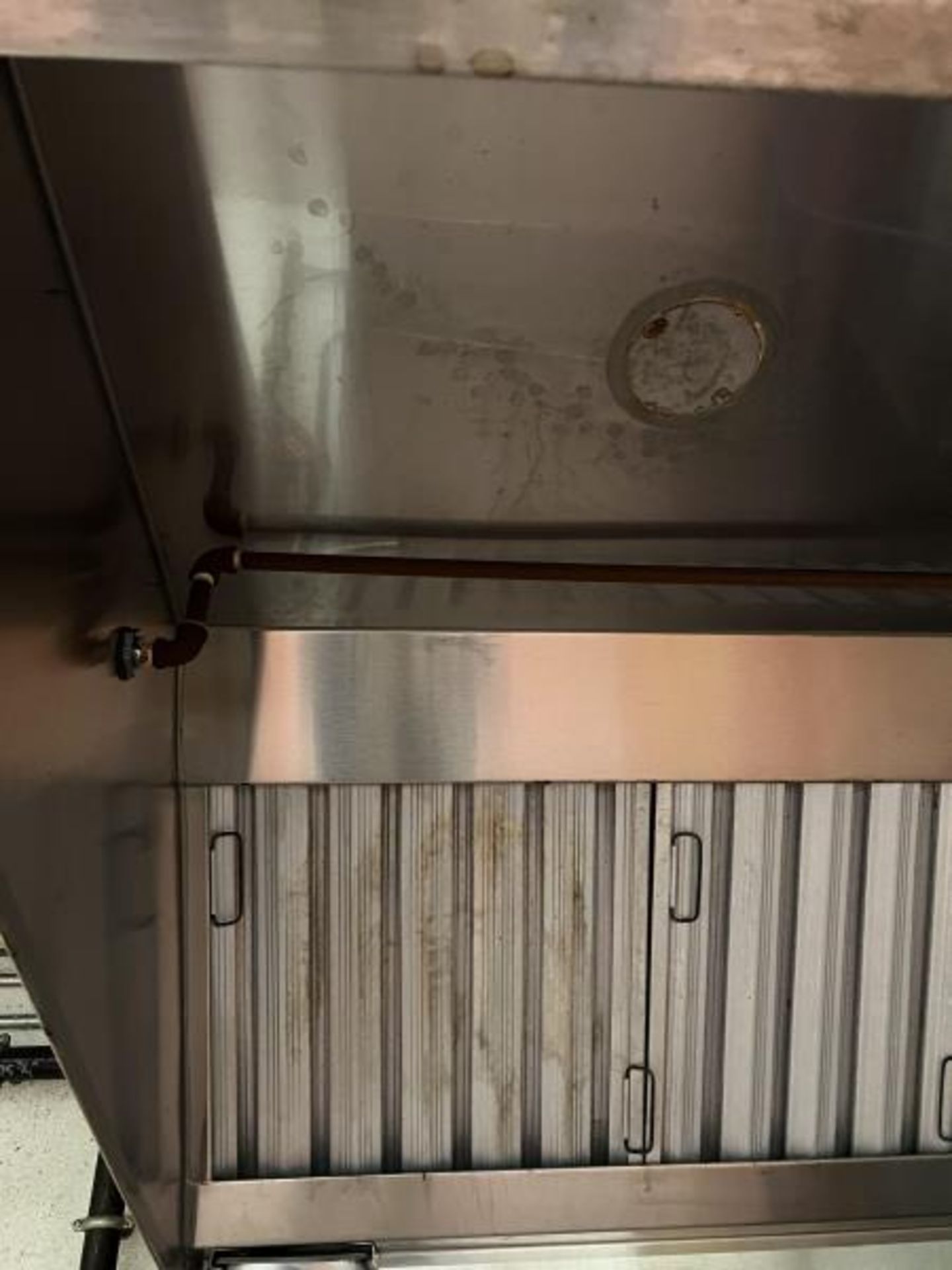 Exhaust Hood 12' Long in Basement Kitchen - Image 2 of 5