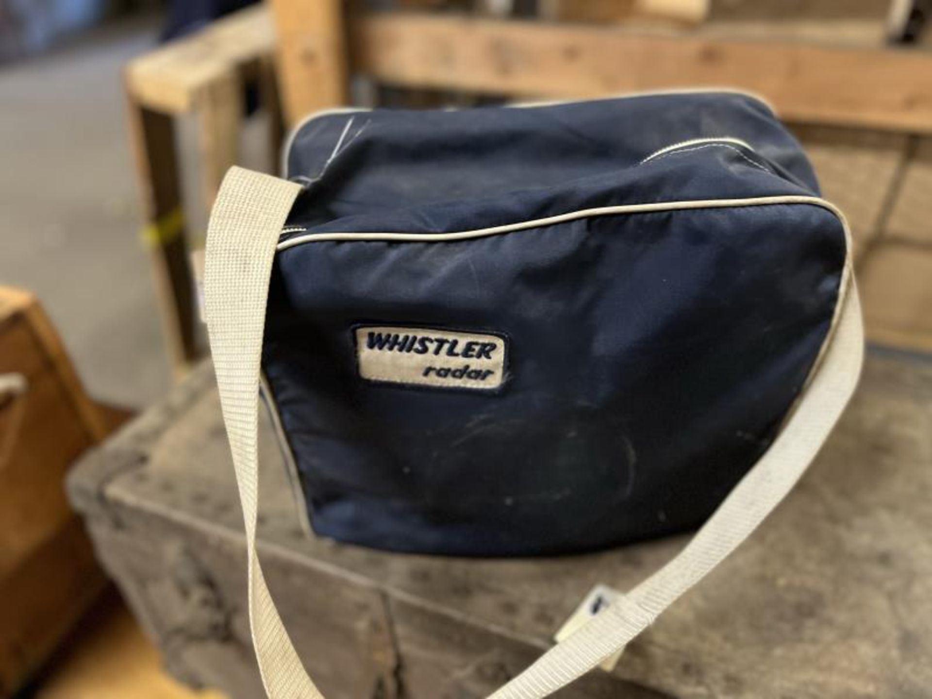 Whistler Radar in Original Bag, Unknown Condition in Mill Building