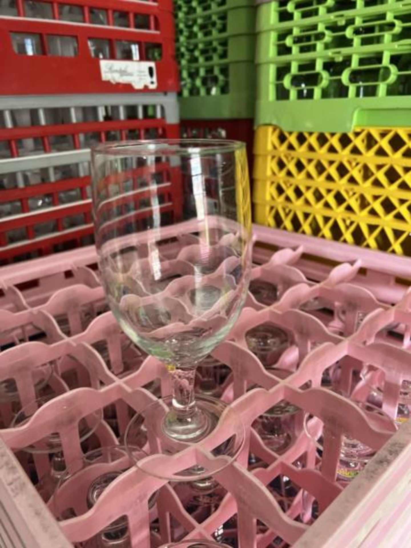 Large Lot of Glassware including Water, Wine, Champaign, Martini, Highball, Coffee; Located in Front - Image 17 of 18