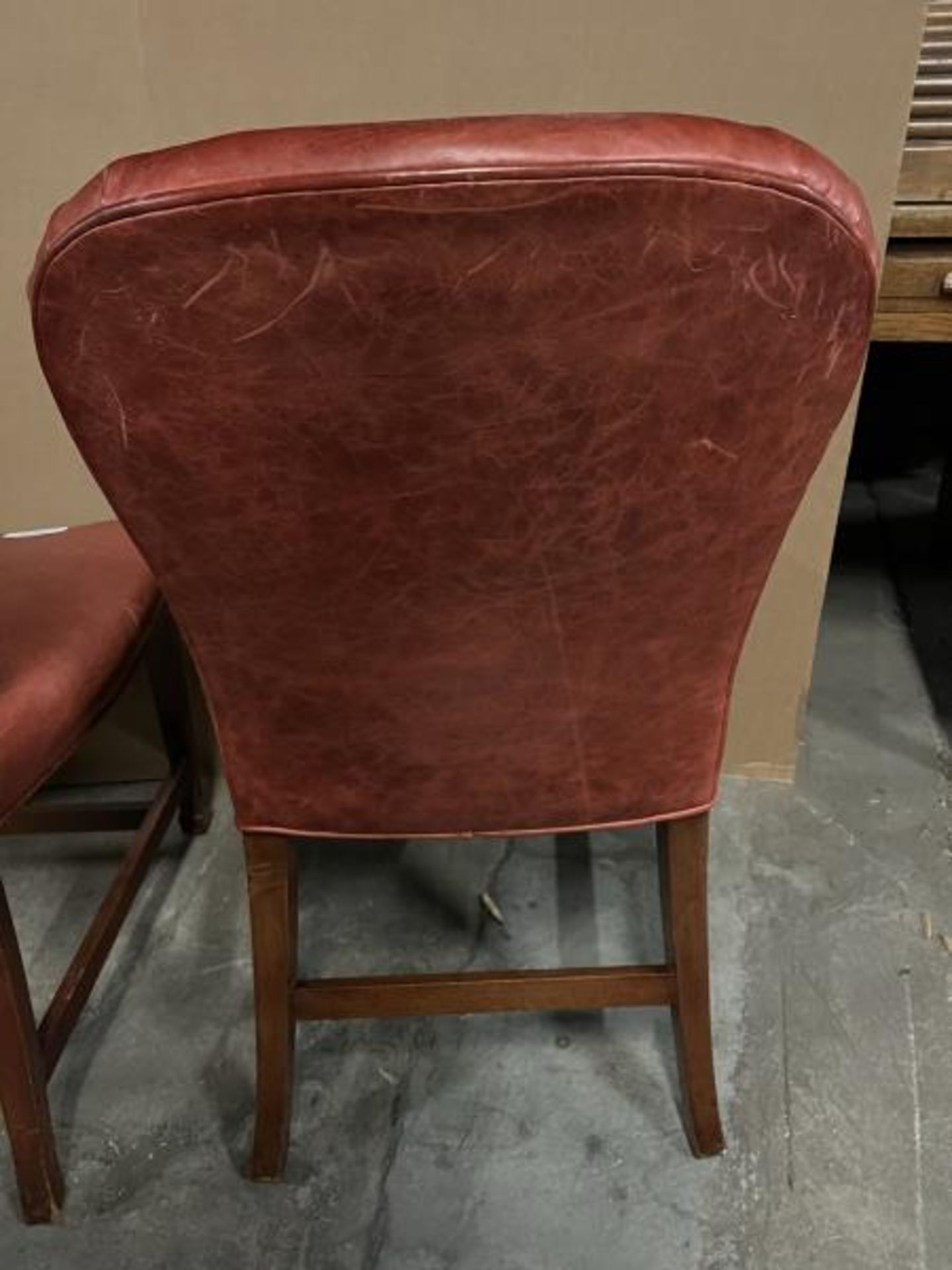 Pair of Red Vinyl Chairs; Located in Mill Building - Image 13 of 20