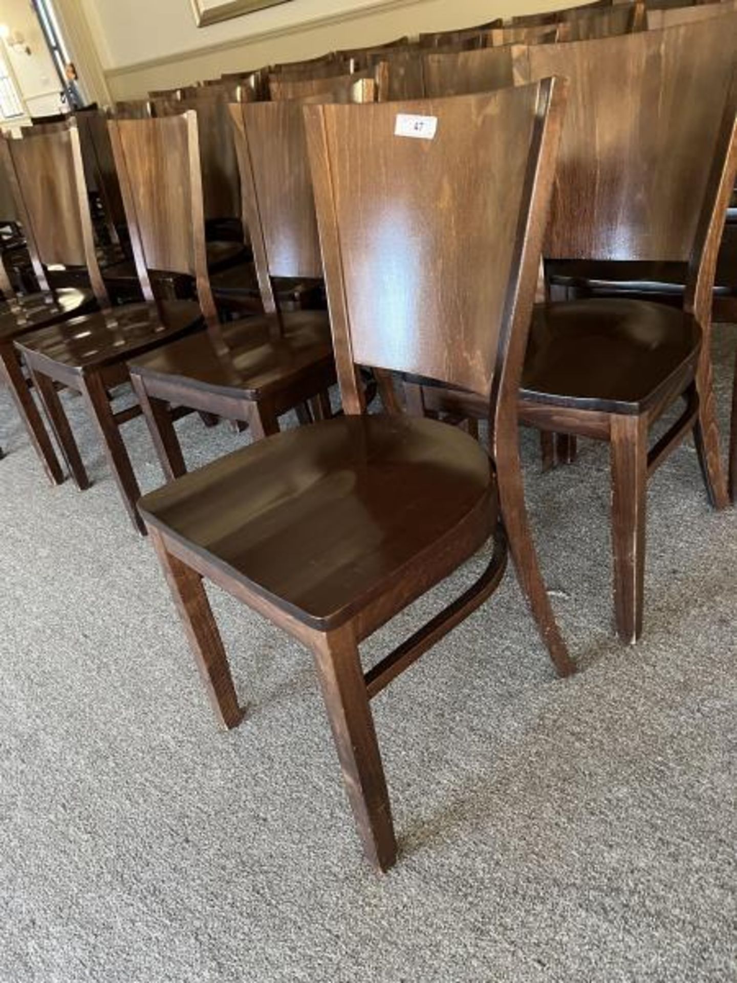 Lot of (28) Chairs, Wood Located R Front Room - Image 3 of 5