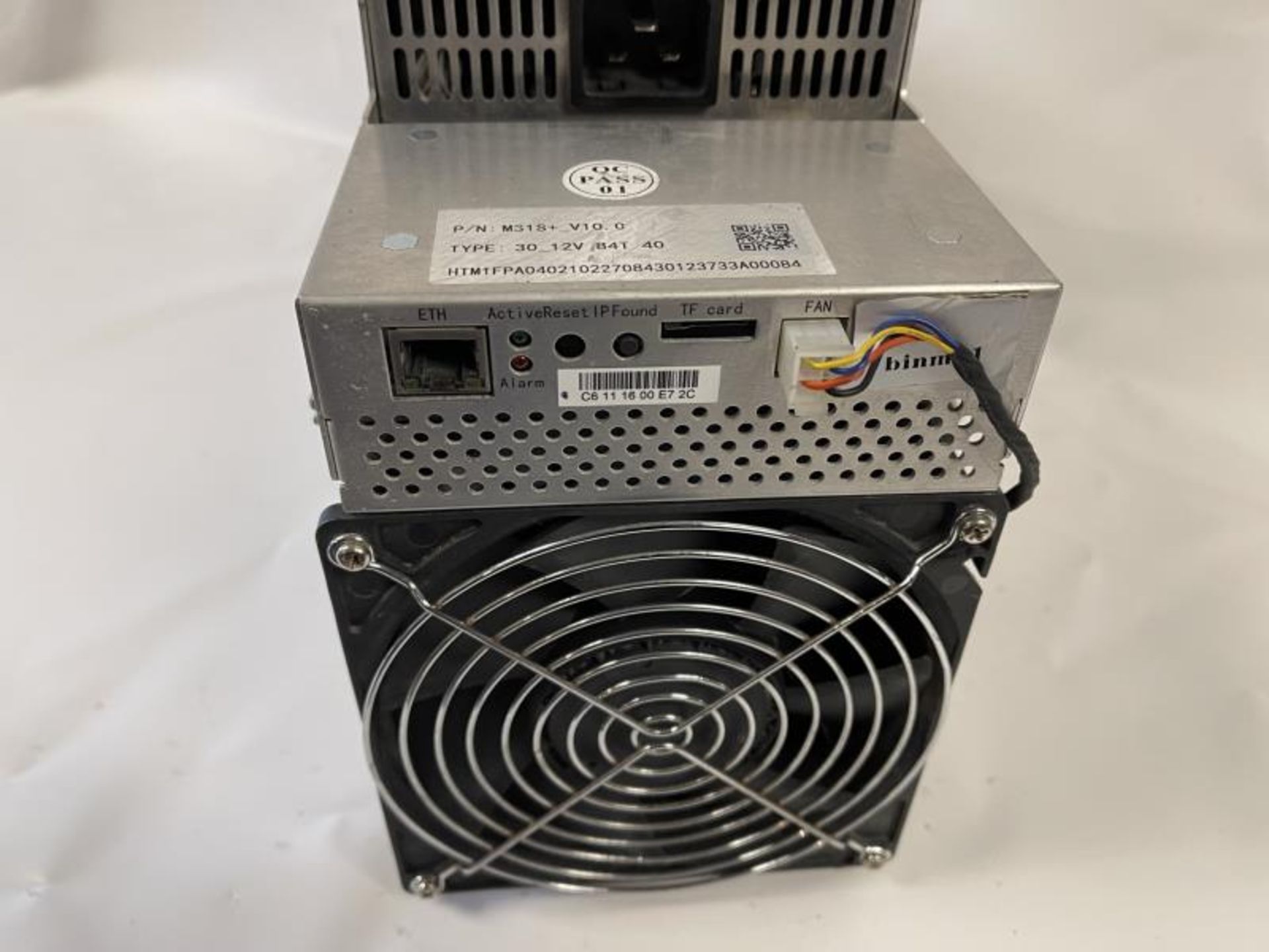 MicroBT WhatsMiner Bitcoin Server M: WhatsMiner M31S+_V100, TYPE: 30_12V, 84T 40 - Image 3 of 7