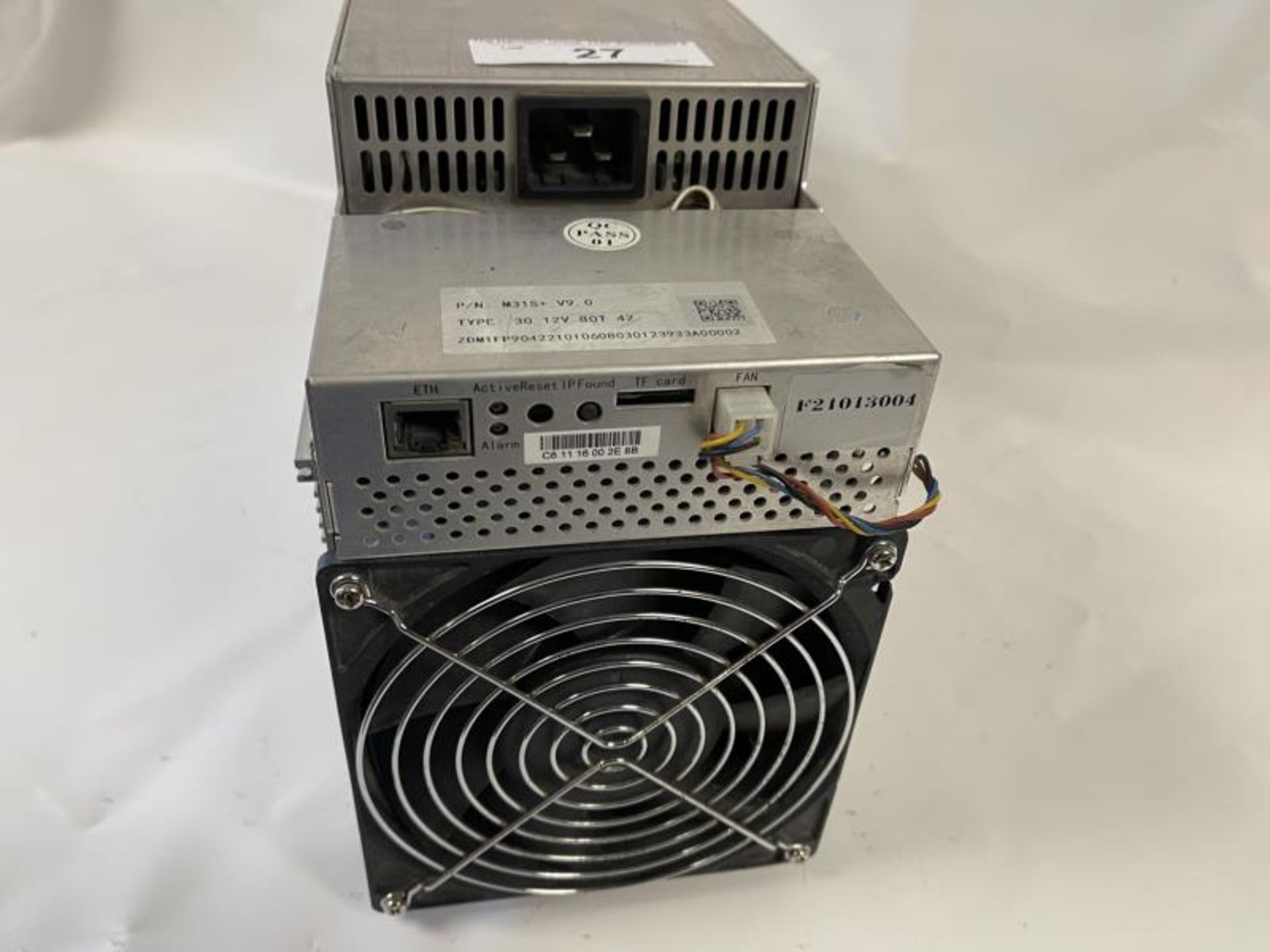 MicroBT WhatsMiner Bitcoin Server M: WhatsMiner M31S+_V90, TYPE: 30_12V, 80T 42 - Image 2 of 7