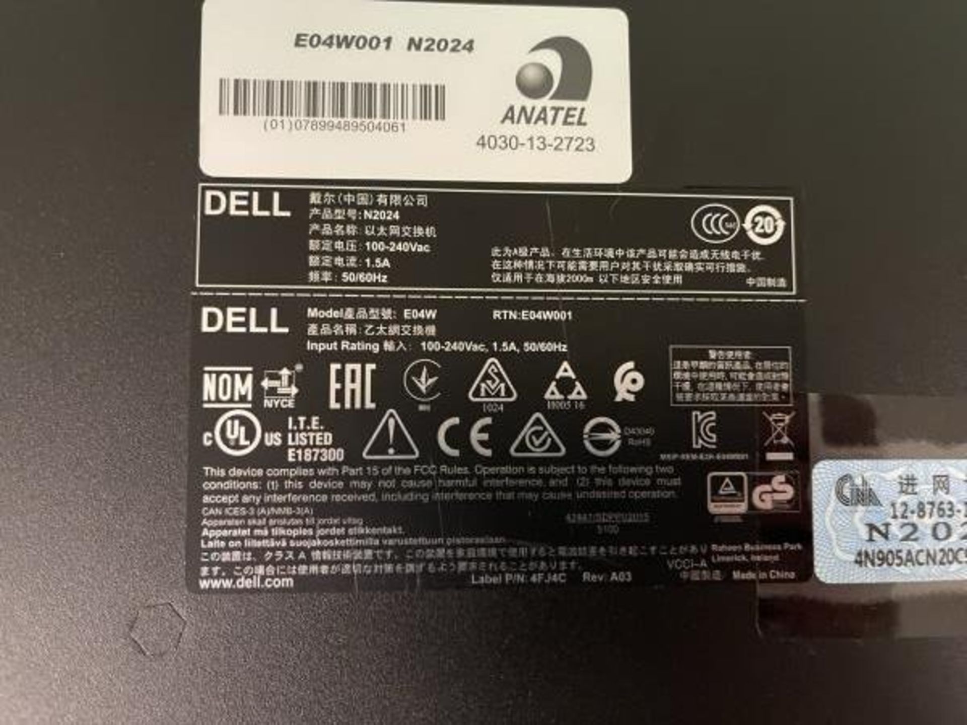 Dell M: E04W 2024 Network Switch, Powers Up, No Further Testing Done - Image 4 of 4