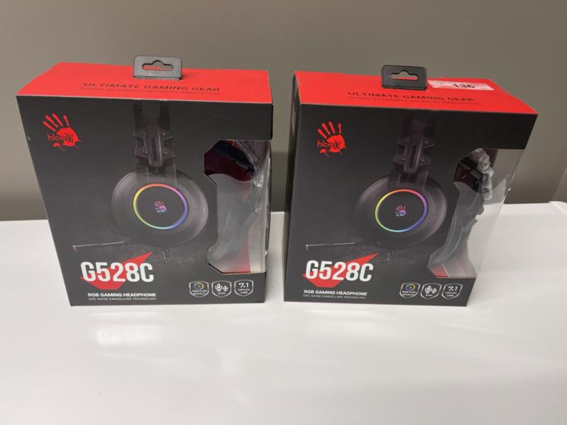 (2) New In The Box Bloody G528C Gaming Headsets
