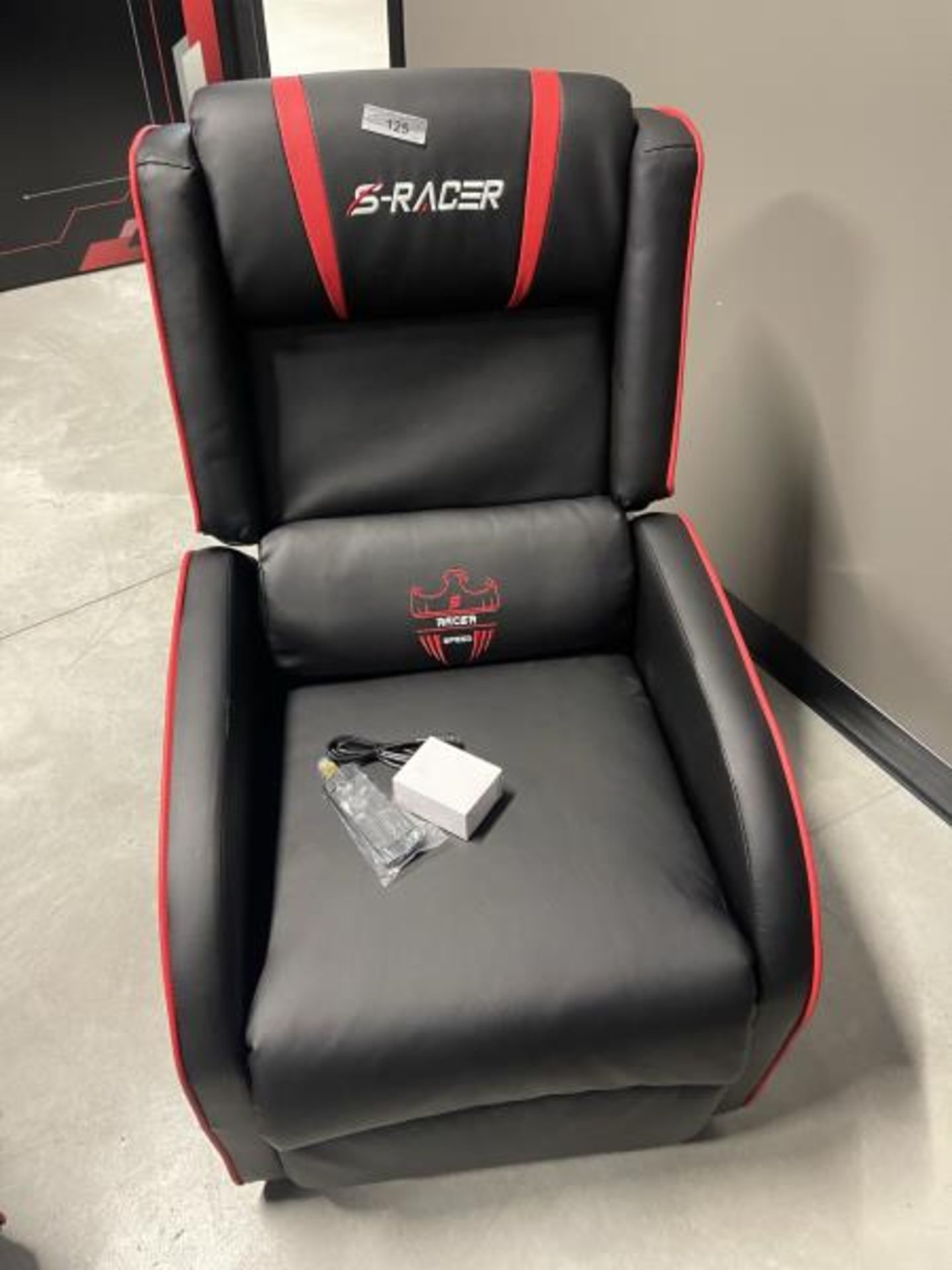 S-Racer Gaming Recliner w/ Power Adapter and Remote
