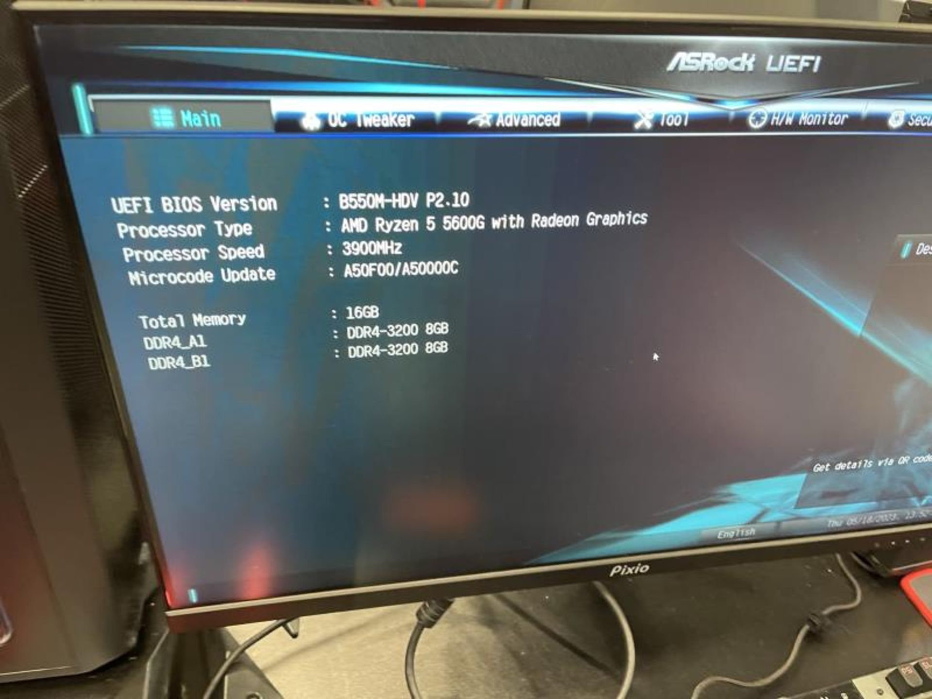 Gaming PC: Fratel Design Case, Processor: ASRock Challenger Series / Radeon, Super Flower Power Supp - Image 2 of 5