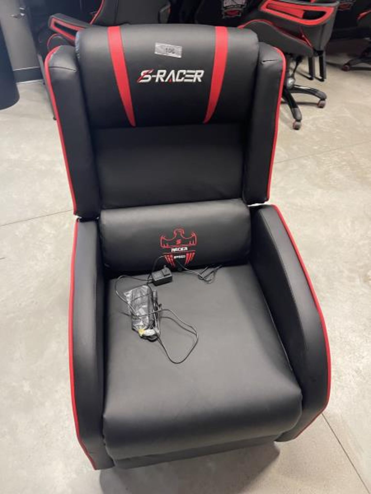 S-Racer Gaming Recliner w/ Power Adapter and Remote