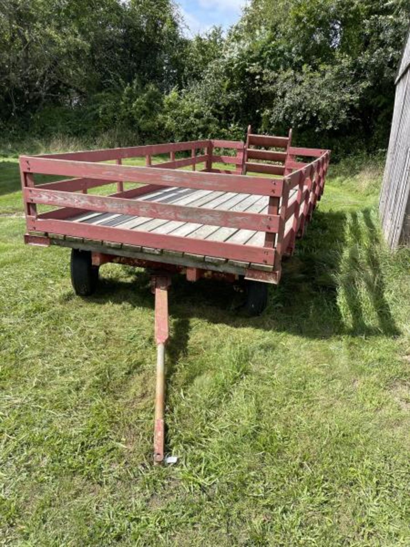 Hay Wagon / Cart w/ Rear Fold Down StepsHay Wagon / Cart w/ Rear Fold Down Steps, 8'4" Wide x 18' 4" - Image 6 of 13