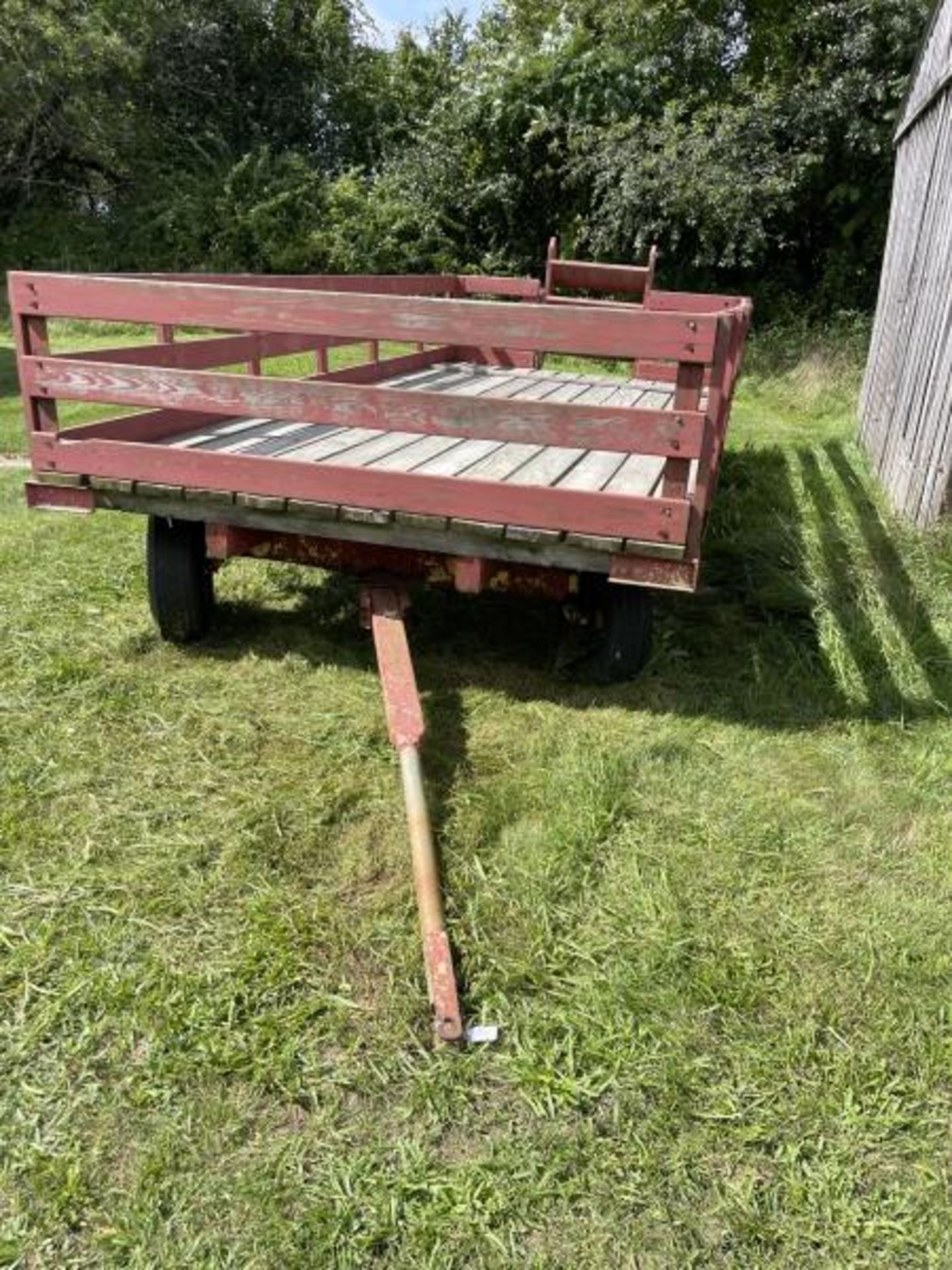 Hay Wagon / Cart w/ Rear Fold Down StepsHay Wagon / Cart w/ Rear Fold Down Steps, 8'4" Wide x 18' 4" - Image 5 of 13