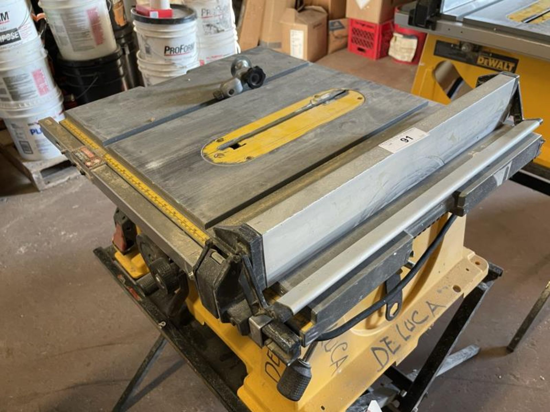 DeWalt collapsible Table Saw M: DW744 - Image 5 of 6