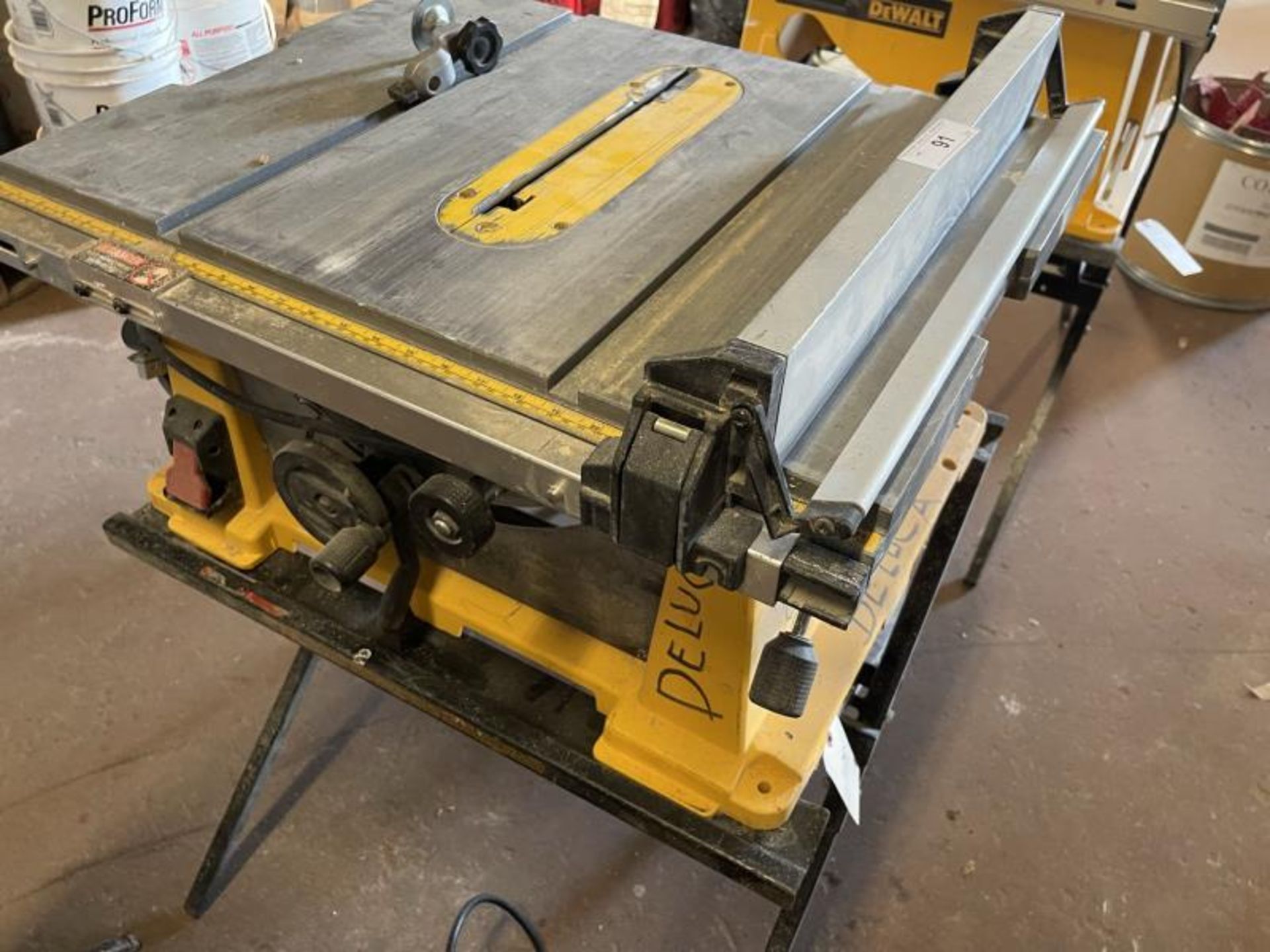 DeWalt collapsible Table Saw M: DW744 - Image 2 of 6