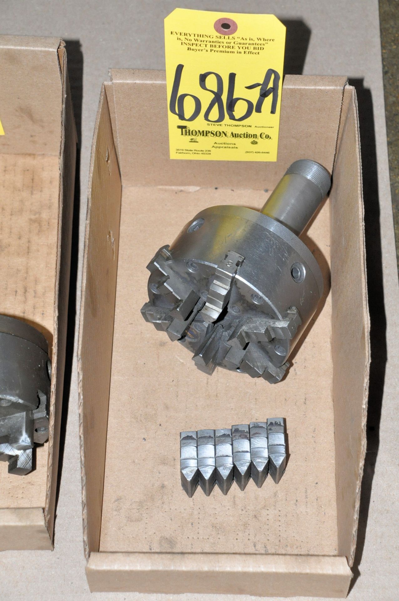 4" 6-Jaw Chuck in (1) Box Under (1) Bench