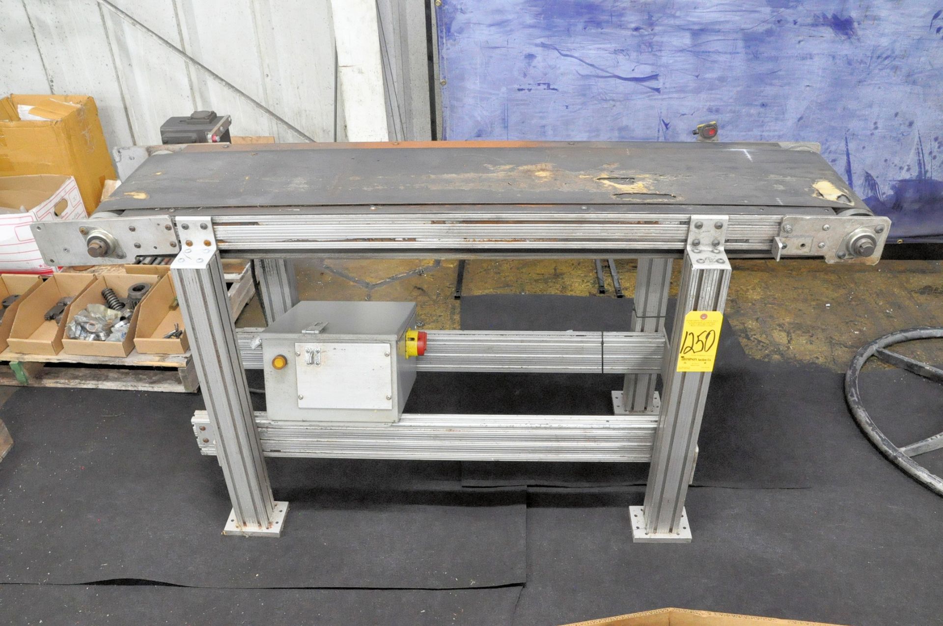 12" x 60" Motorized Belt Conveyor Station