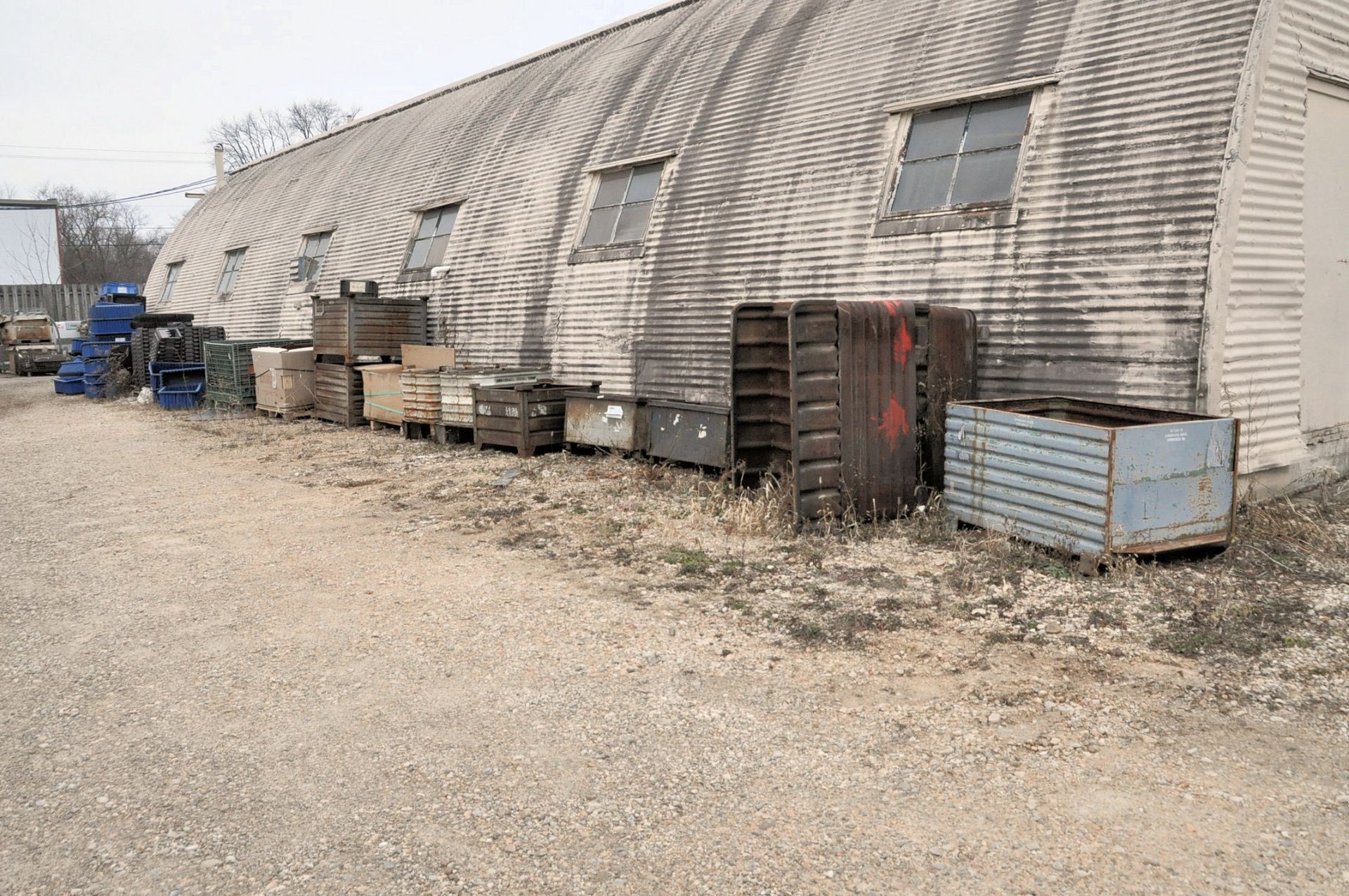 Lot-Steel Baskets, Steel Tubs, Totes, Finger Totes, etc. Along (1) Wall, (Outside) - Image 2 of 6