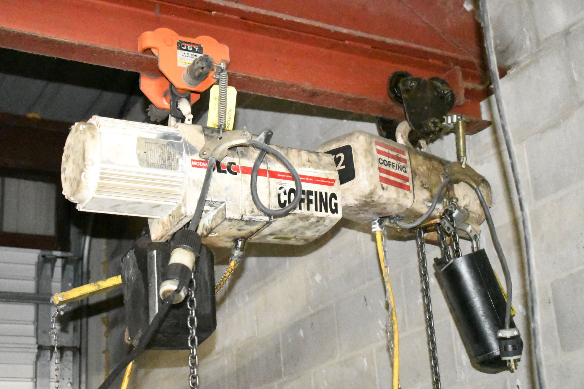 Lot-(2) Coffing 1/2-Ton Electric Hoists with Trollies, (Rail Not Included), (West Dock Area) - Image 2 of 2