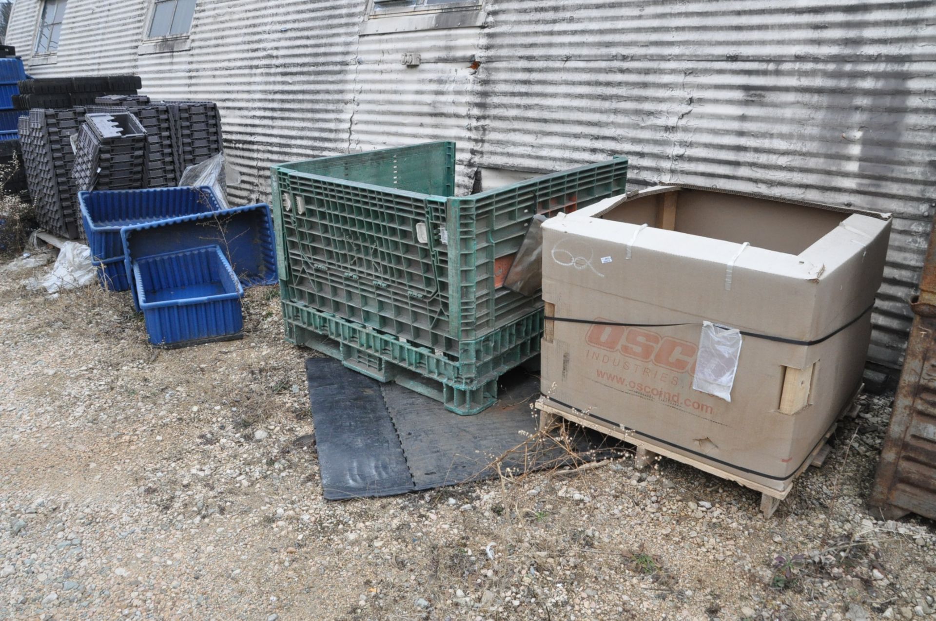 Lot-Steel Baskets, Steel Tubs, Totes, Finger Totes, etc. Along (1) Wall, (Outside) - Image 4 of 6