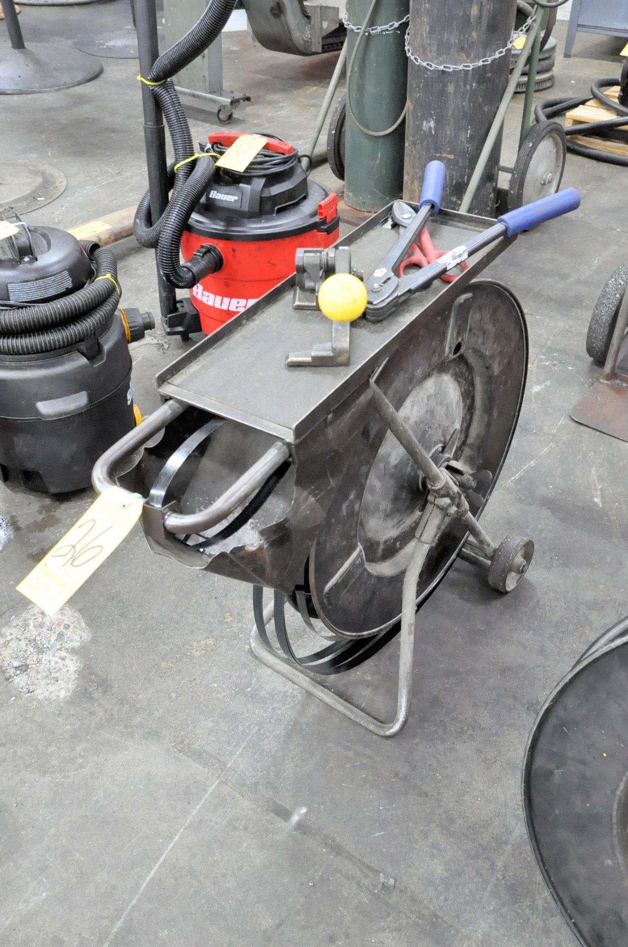 Steel Banding Cart with 3/4" Banding and Tools