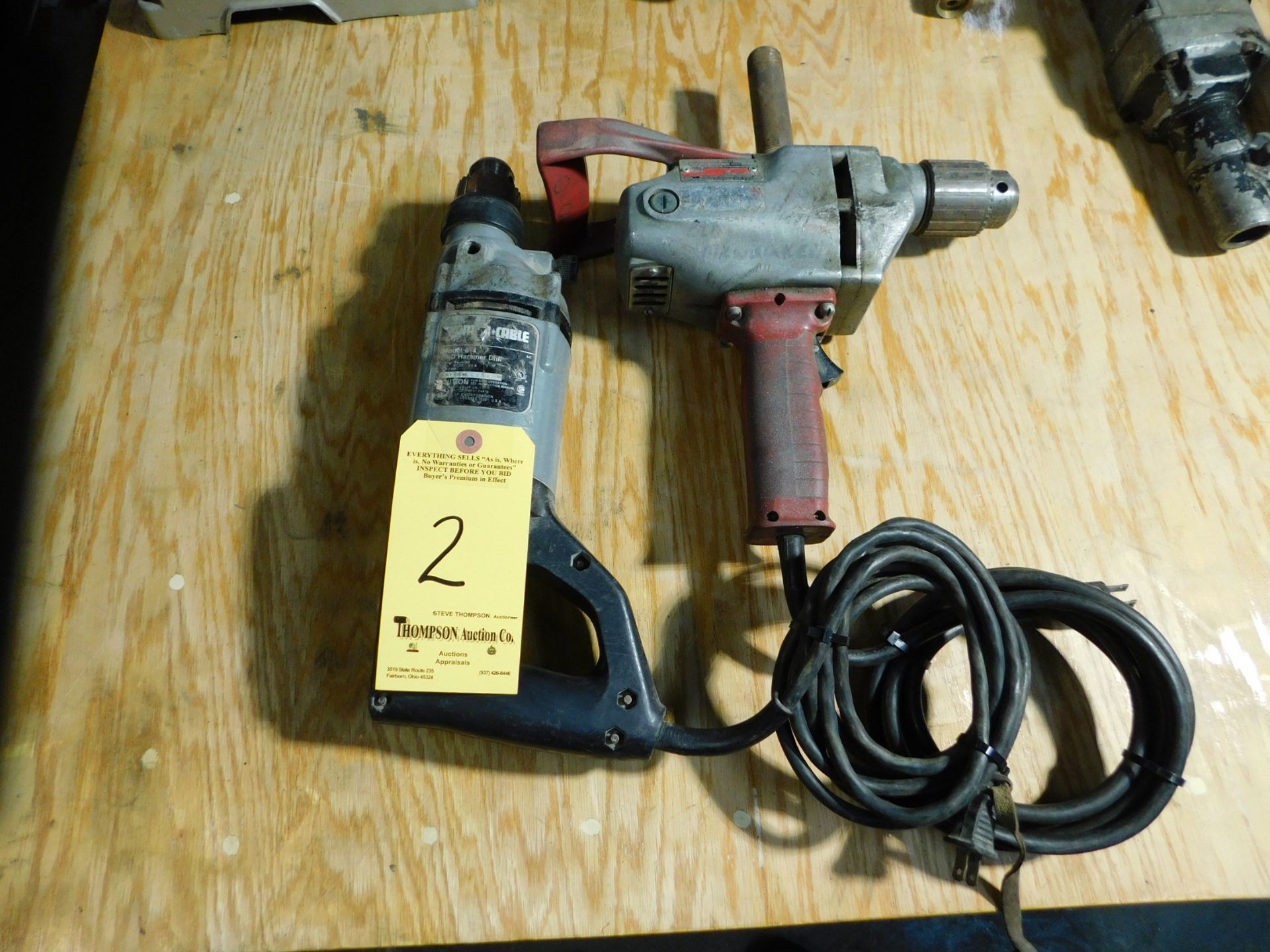 Milwaukee & Porter Cable Electric Drills