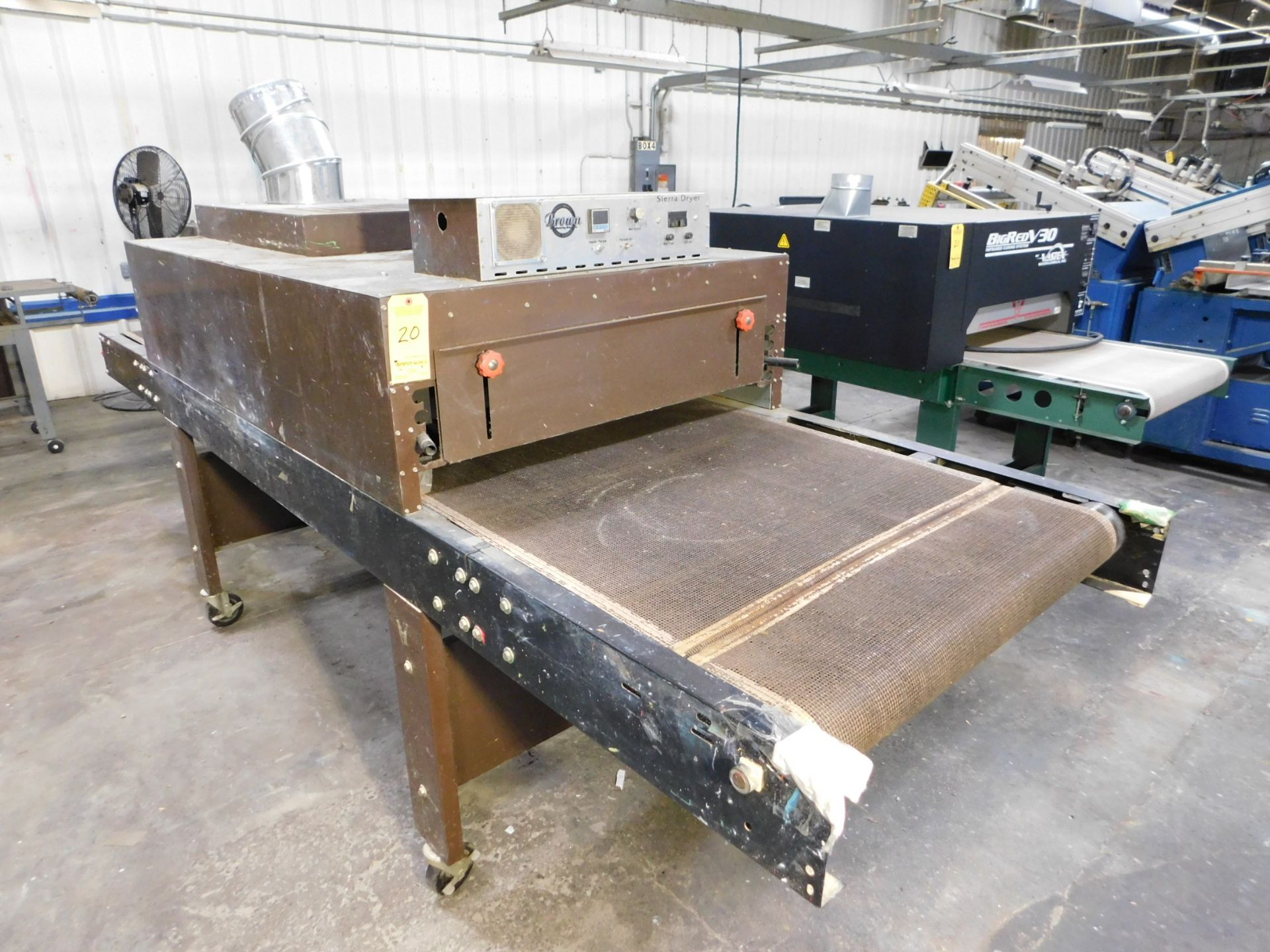 Brown Manufacturing Sierra Conveyor Dryer, Model SA-3611, s/n SA36B03, Single Phase