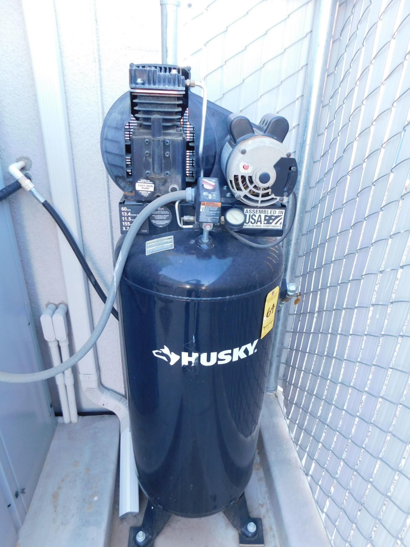 Husky 60 Gallon Upright Air Compressor, 3.7 HP