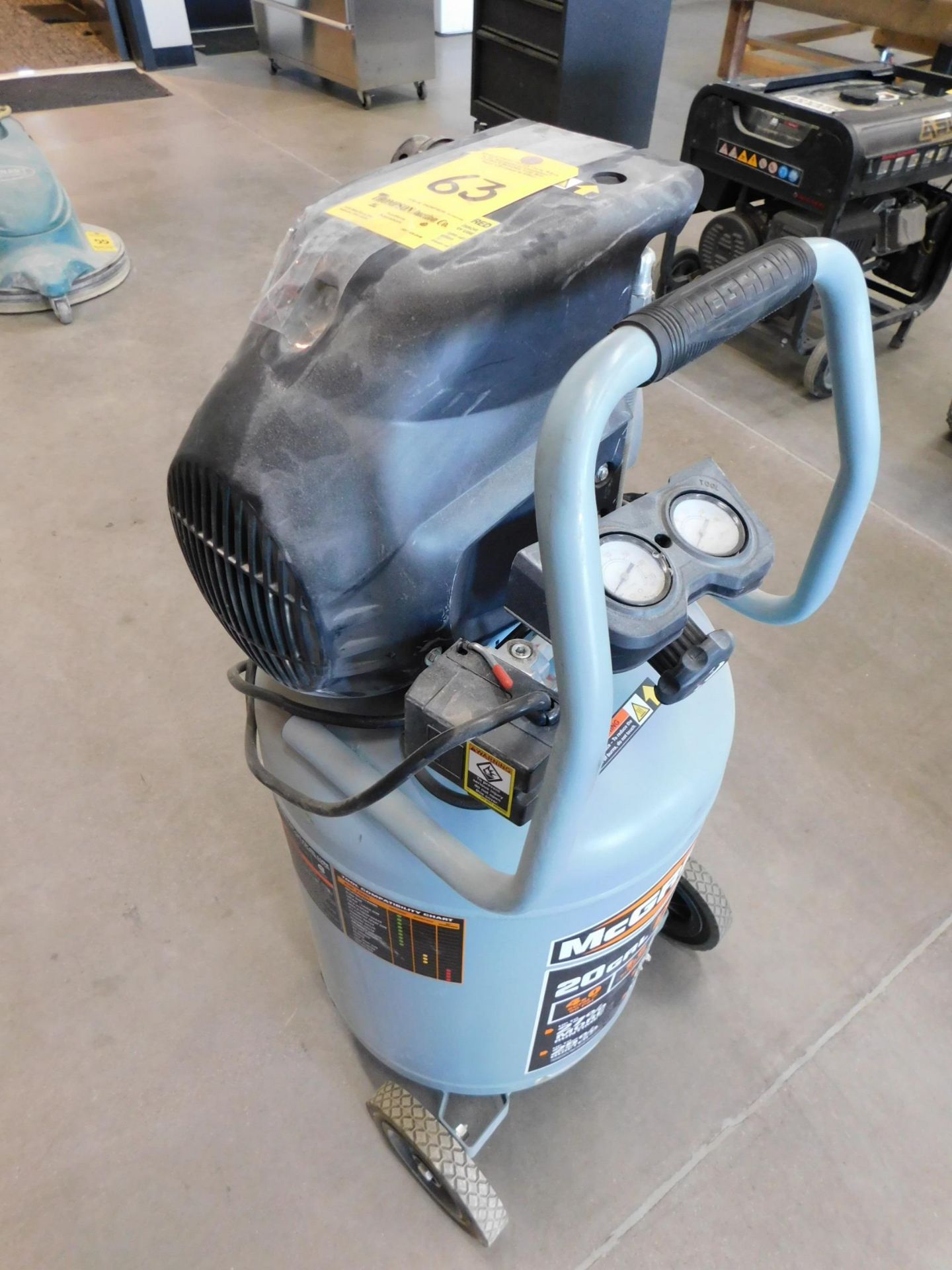 McGraw 20 Gallon Upright Air Compressor, 1.6 HP