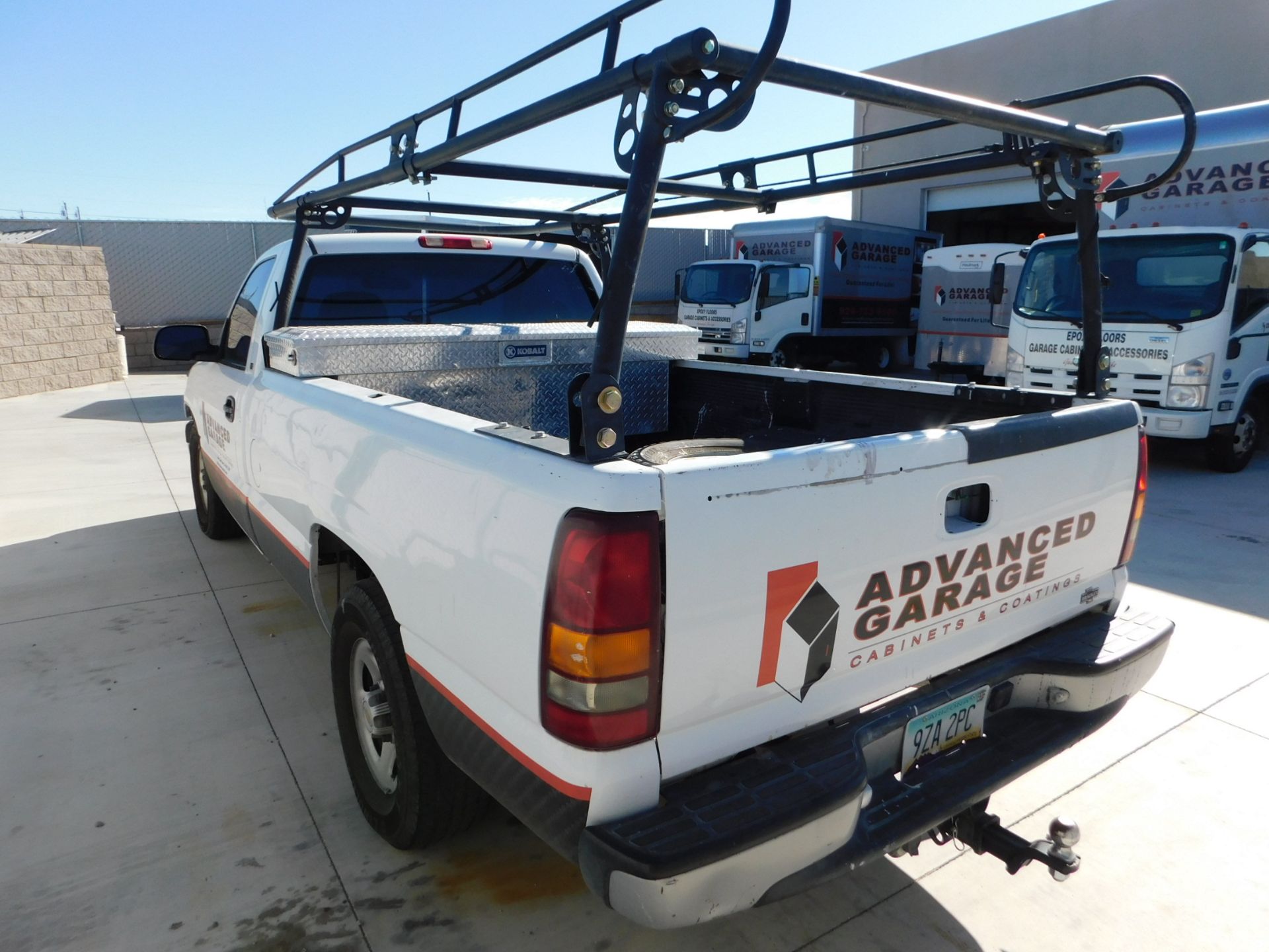 Silverado Pickup with Tool Rack and Tool Box, 88,834 Miles Showing, VIN 1GCEC14T91E251093, - Image 5 of 7