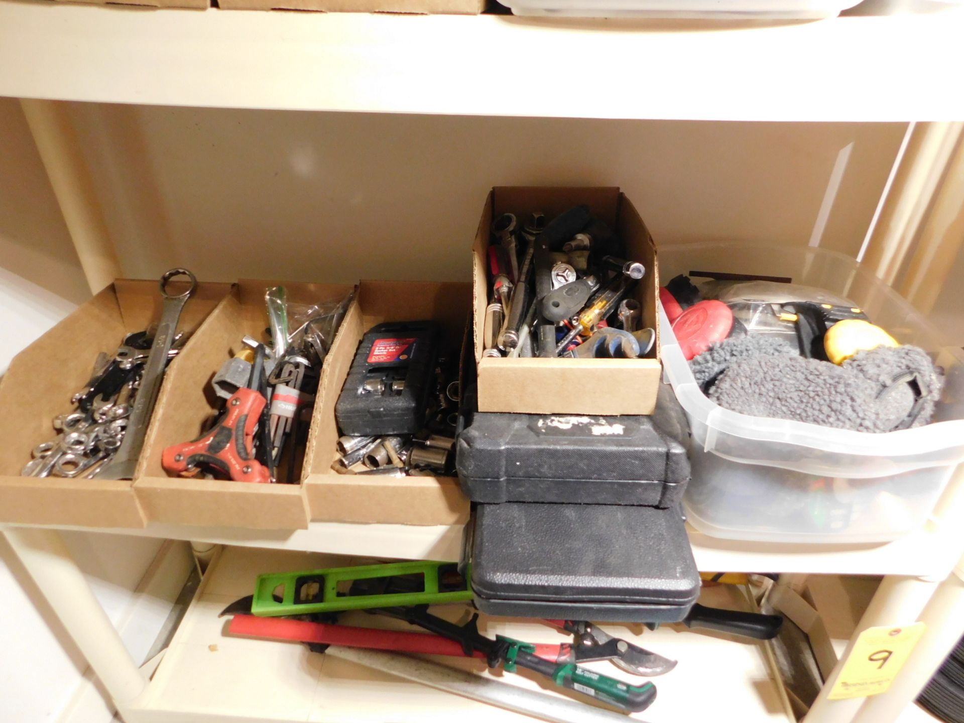 Contents of Shelf, Misc. Hand Tools, Socket Sets