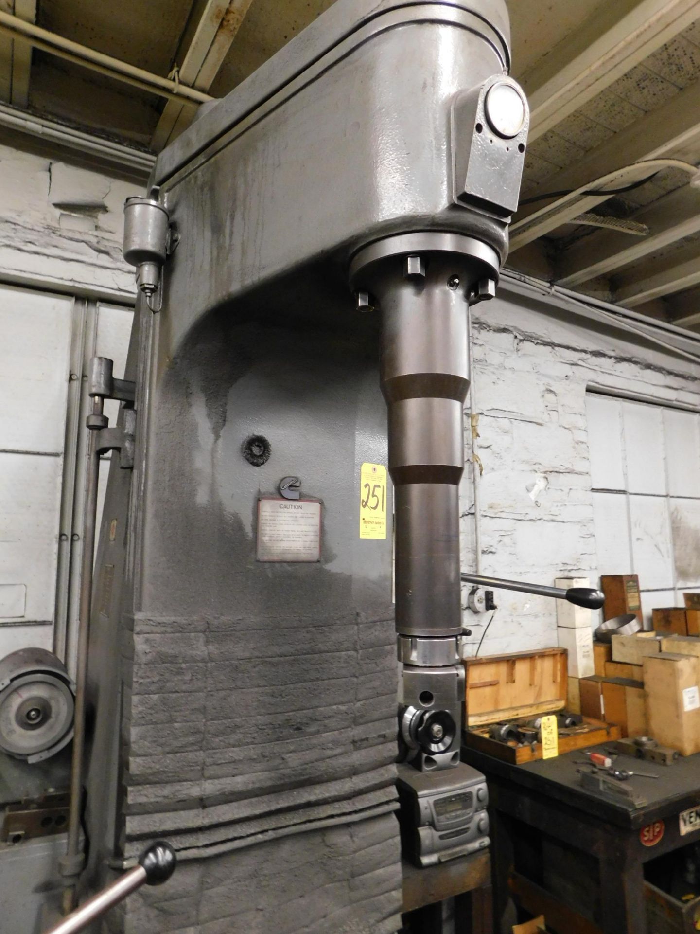 Berco/Peterson Model AC800 Vertical Boring Machine, s/n 277B, 20” X 59” Table, X Axis Travel 57”, - Image 3 of 21