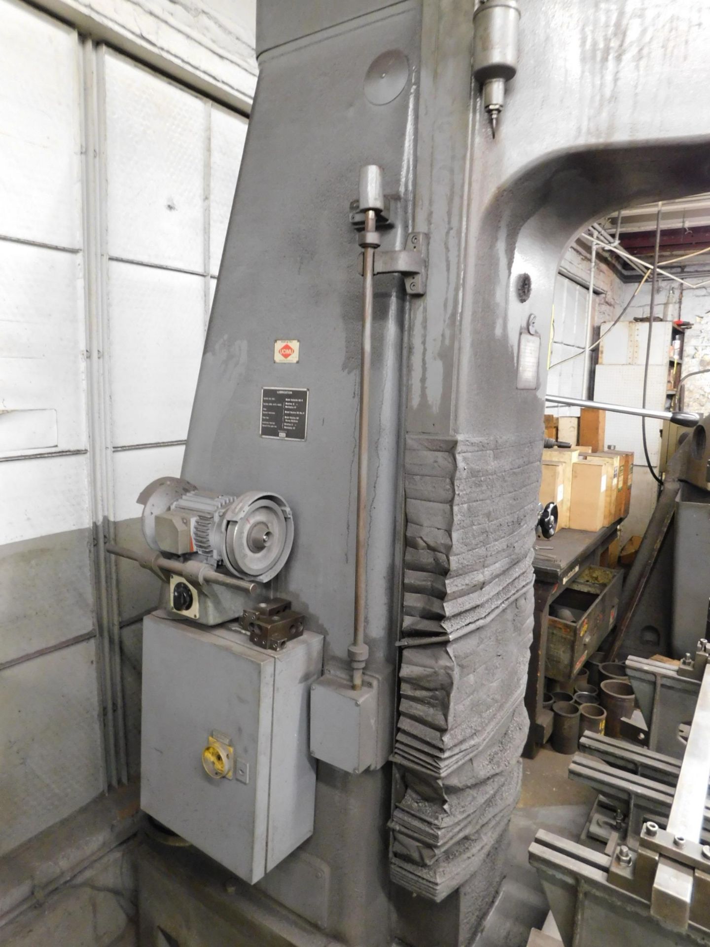 Berco/Peterson Model AC800 Vertical Boring Machine, s/n 277B, 20” X 59” Table, X Axis Travel 57”, - Image 9 of 21