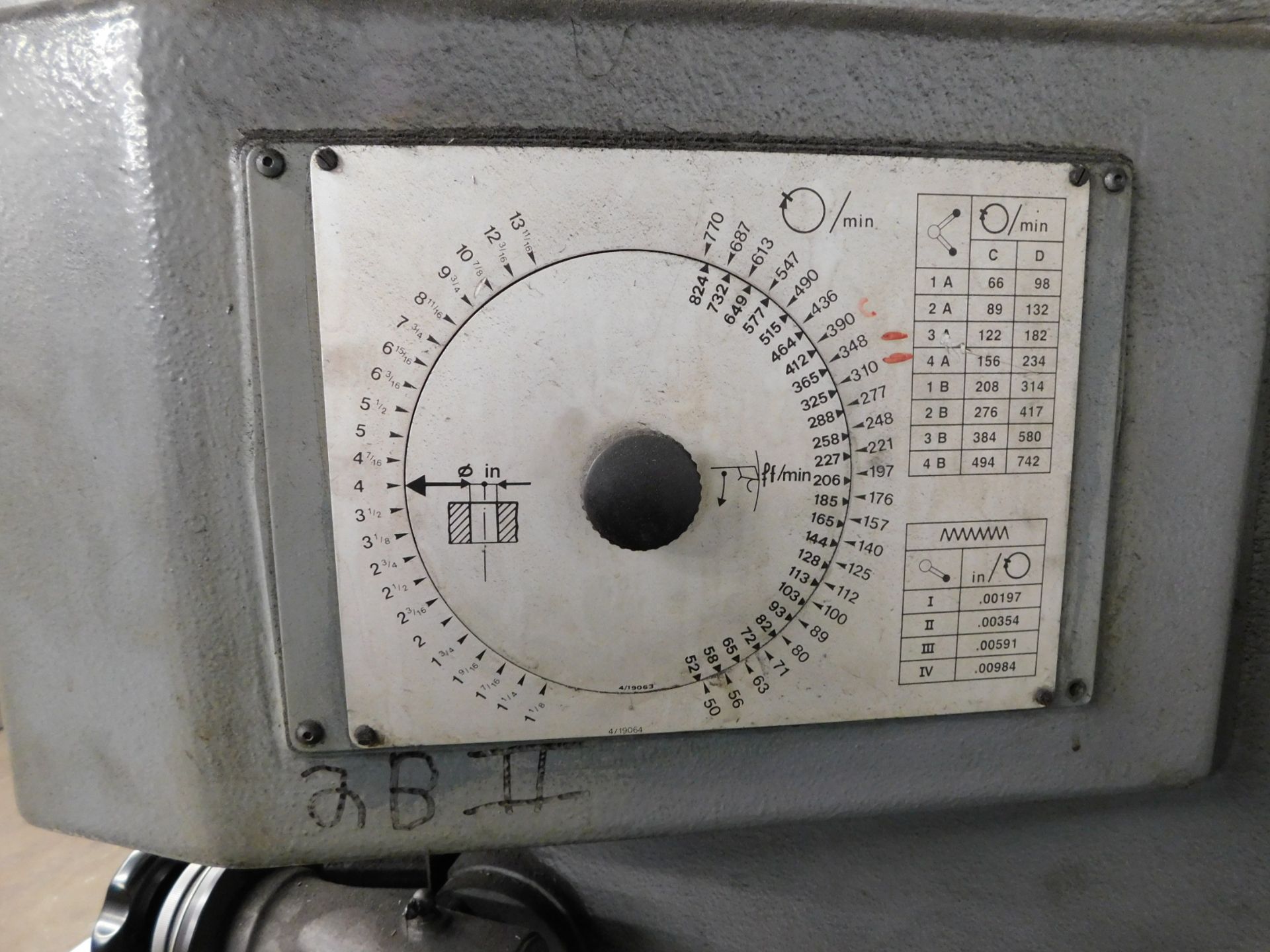 Berco/Peterson Model AC800 Vertical Boring Machine, s/n 277B, 20” X 59” Table, X Axis Travel 57”, - Image 12 of 21