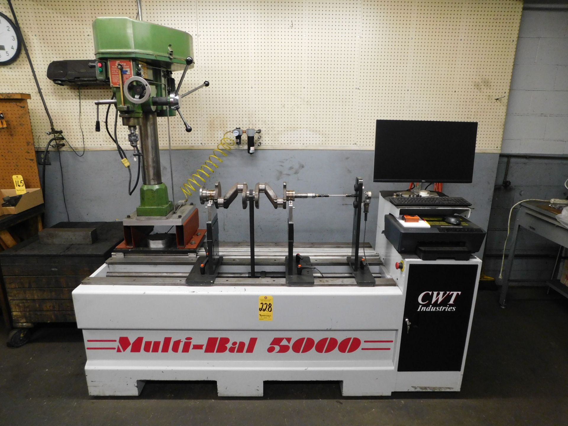 CWI Industries Model Multi-Bal 5000 Computerized Crankshaft Balancer, s/n 6058, New 2008, Mill/Drill